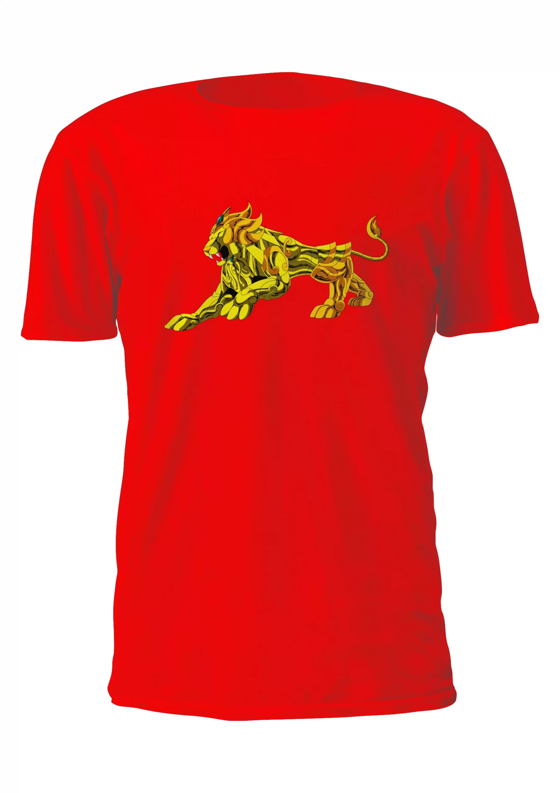 Caballeros Del Zodiaco Armadura Leo Remera Friki Tu Eres #65 - Imagen 5