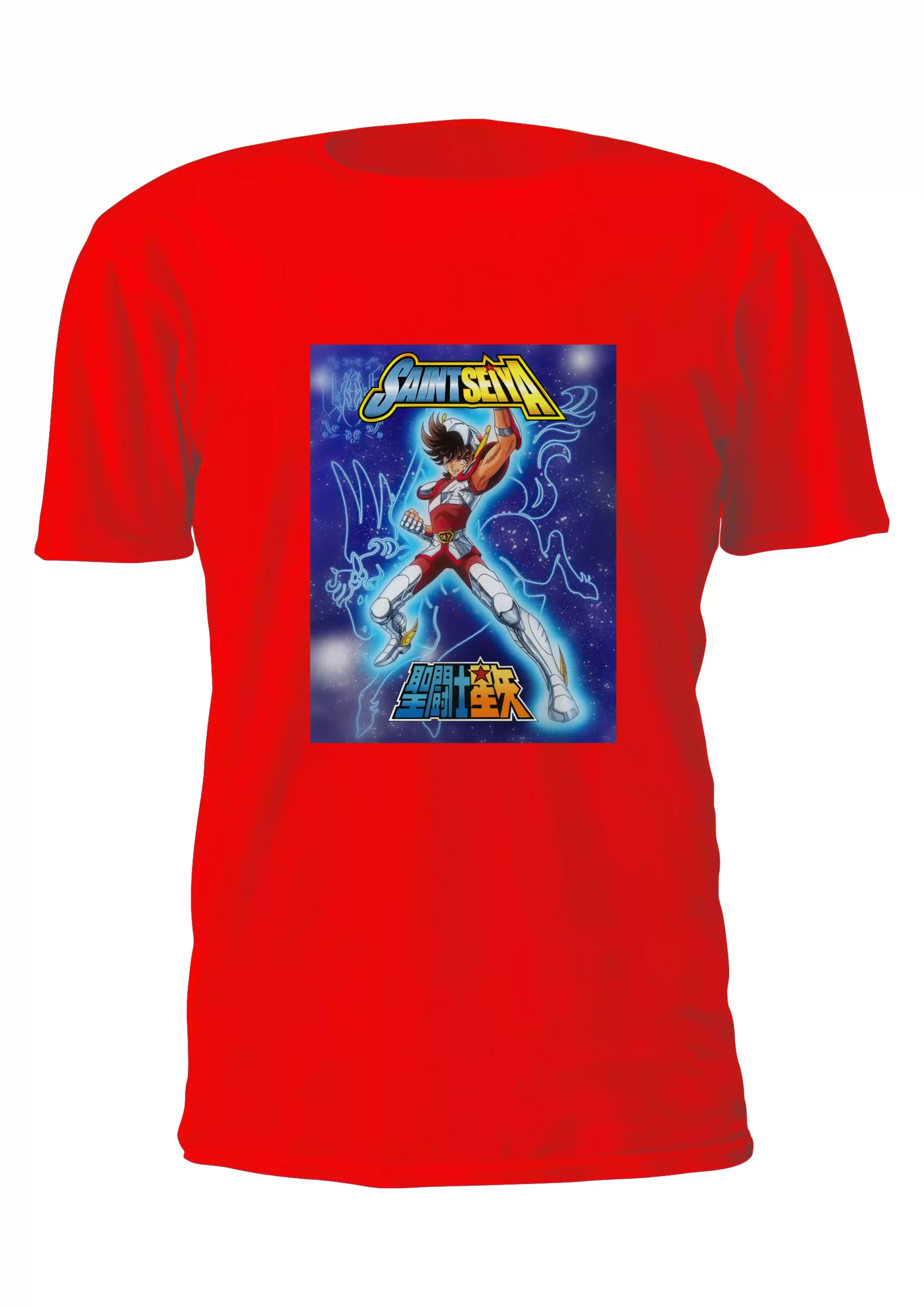 Caballeros Del Zodiaco Seiya Pegaso Remera Friki Tu Eres #5 - Imagen 5