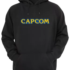Capcom Logo Buzo Canguro Friki Tu Eres #1