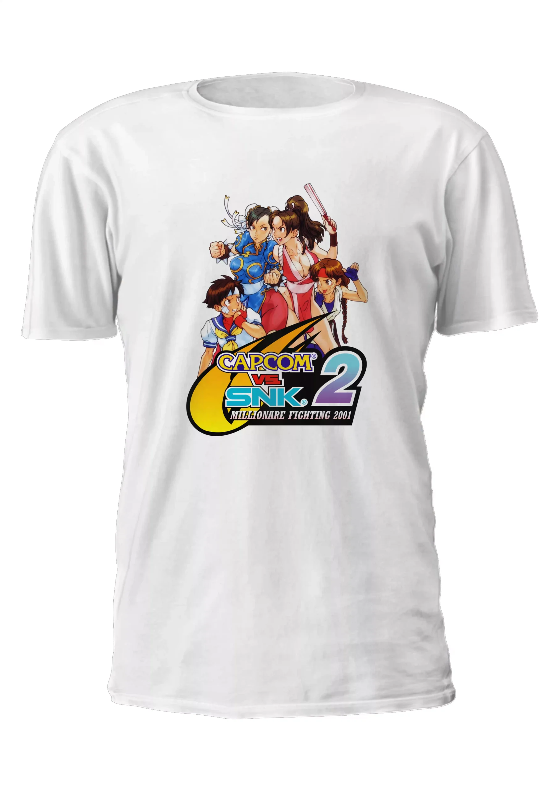 Capcom Vs Snk Chun Li Vs Mai Remera Friki Tu Eres #2