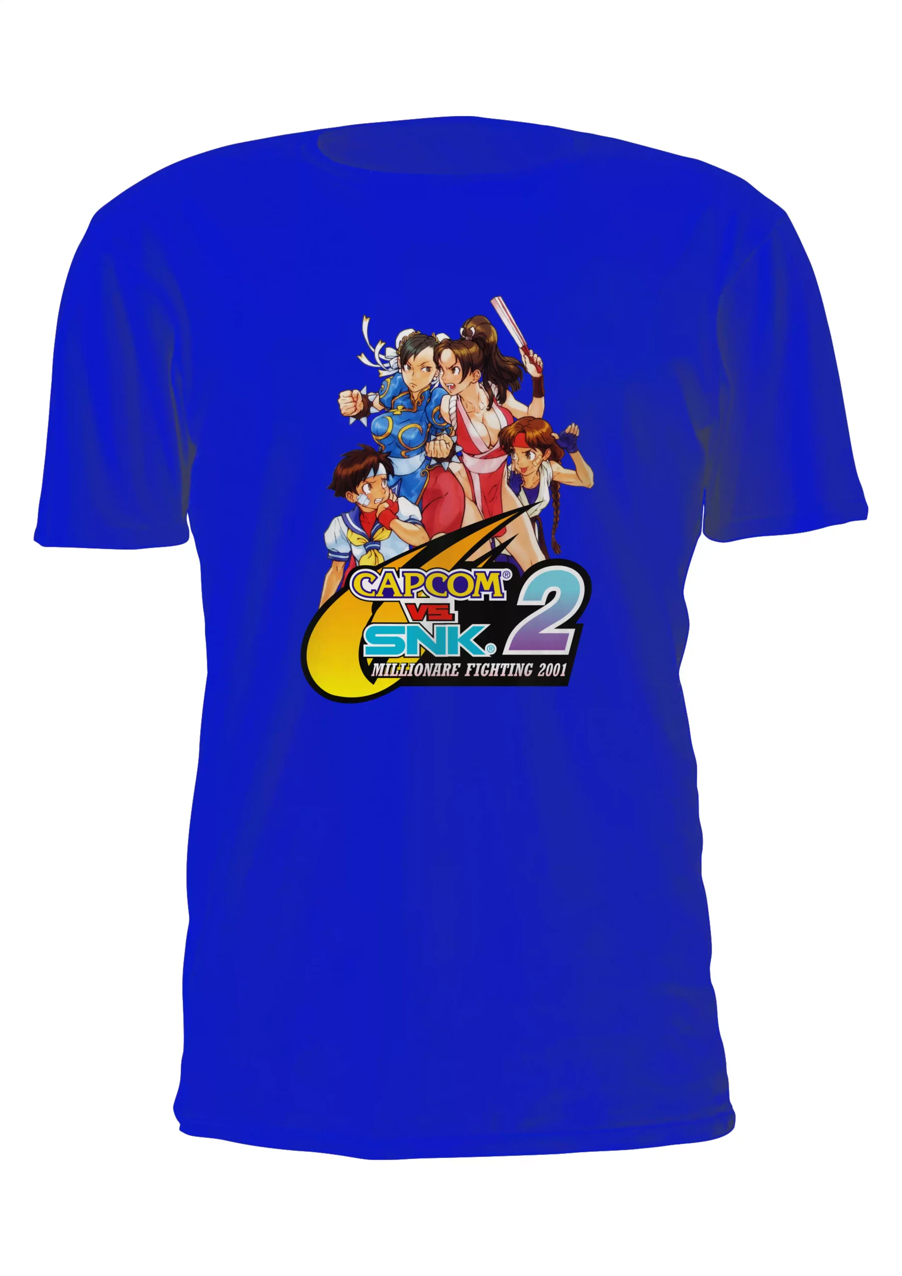 Capcom Vs Snk Chun Li Vs Mai Remera Friki Tu Eres #2 - Imagen 4