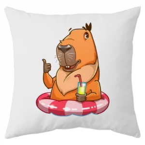 Capibara Carpincho Descansando Almohadon Friki Tu Eres #4