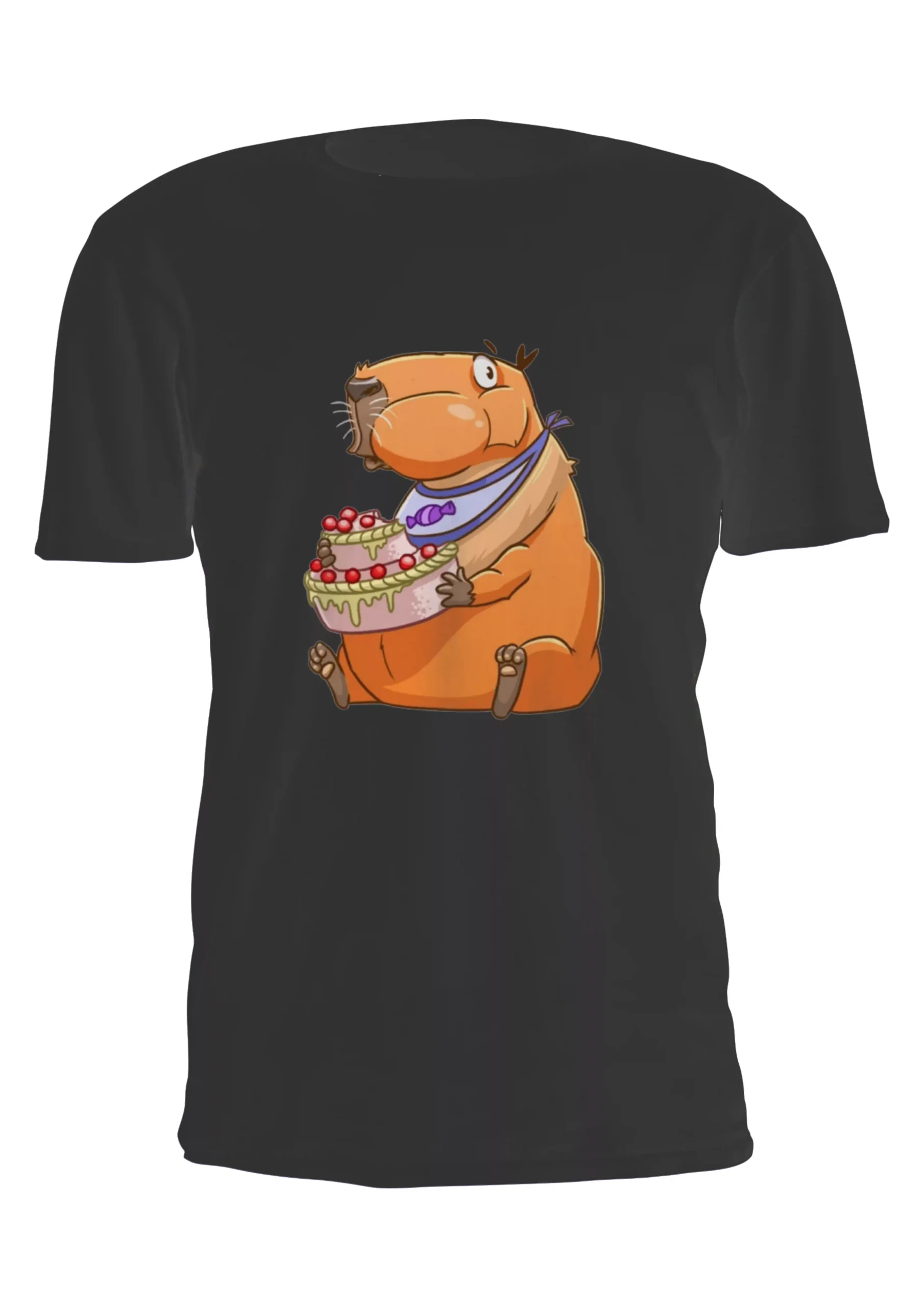Capibara Carpincho Comiendo Remera Friki Tu Eres #3 - Imagen 6