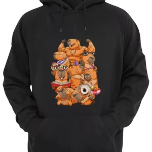 Capibara Carpincho Todos Juntos Buzo Canguro Friki Tu Eres #2