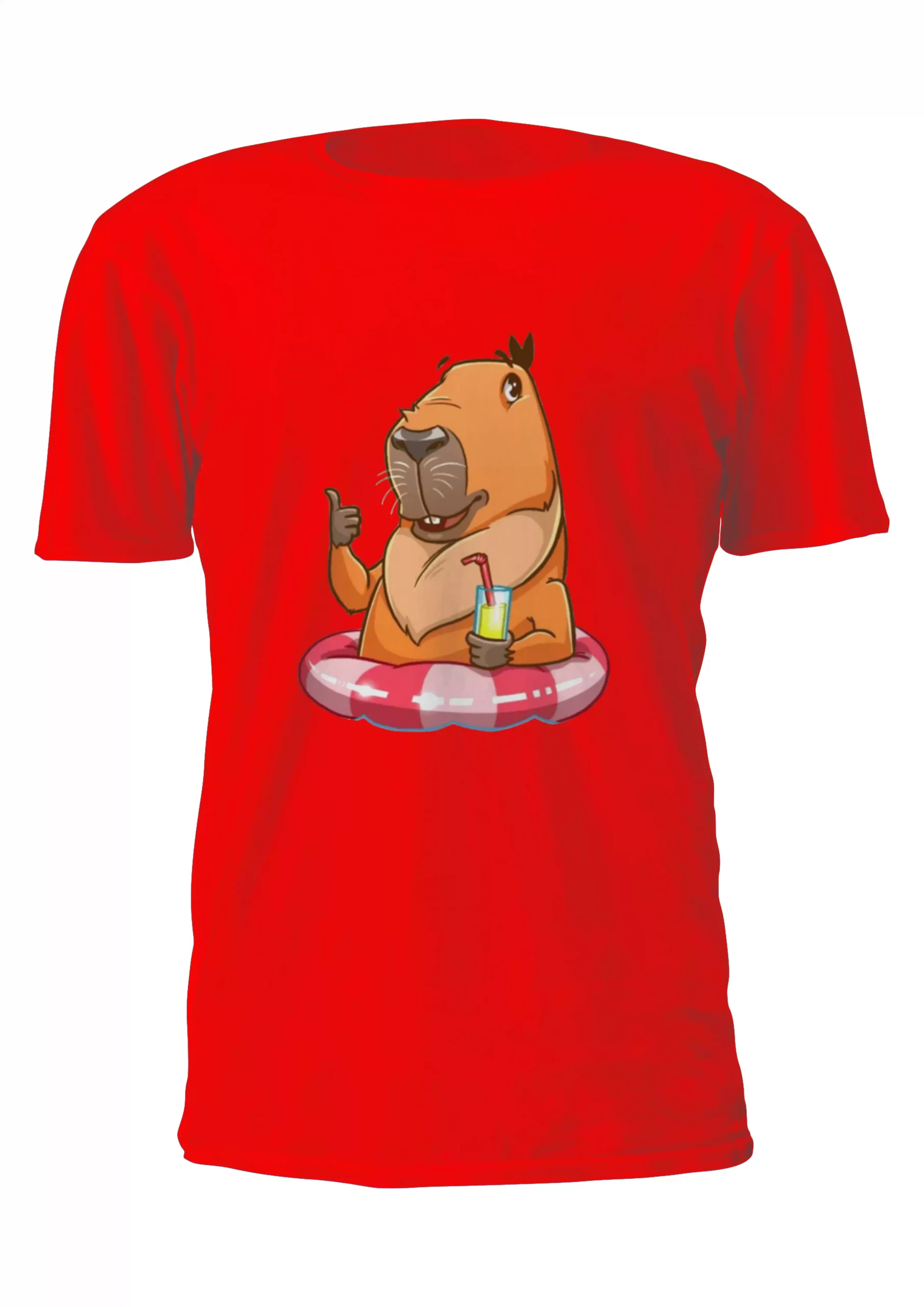 Capibara Carpincho Descansando Remera Friki Tu Eres #2 - Imagen 5