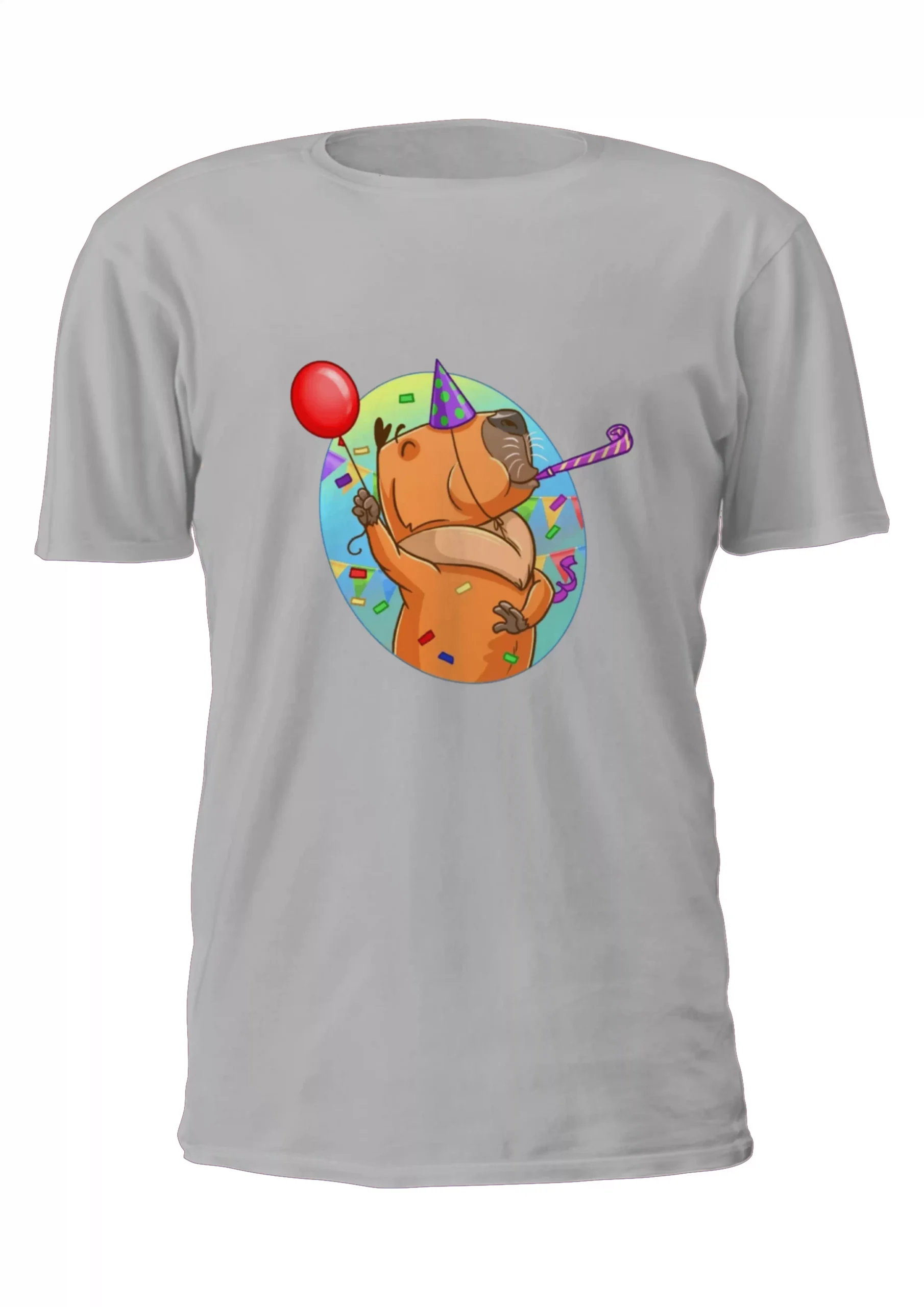 Capibara Carpincho Festejando Remera Friki Tu Eres #8 - Imagen 2