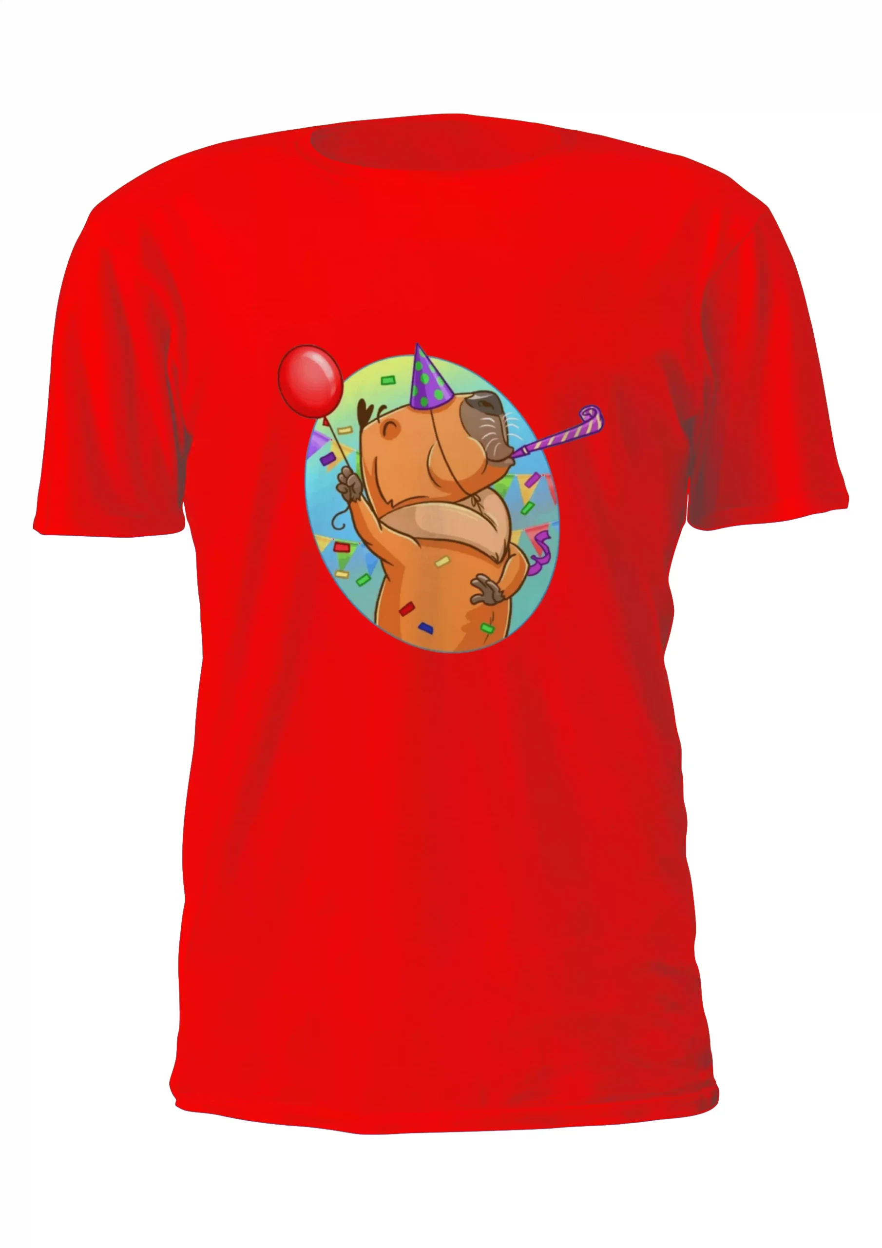 Capibara Carpincho Festejando Remera Friki Tu Eres #8 - Imagen 5