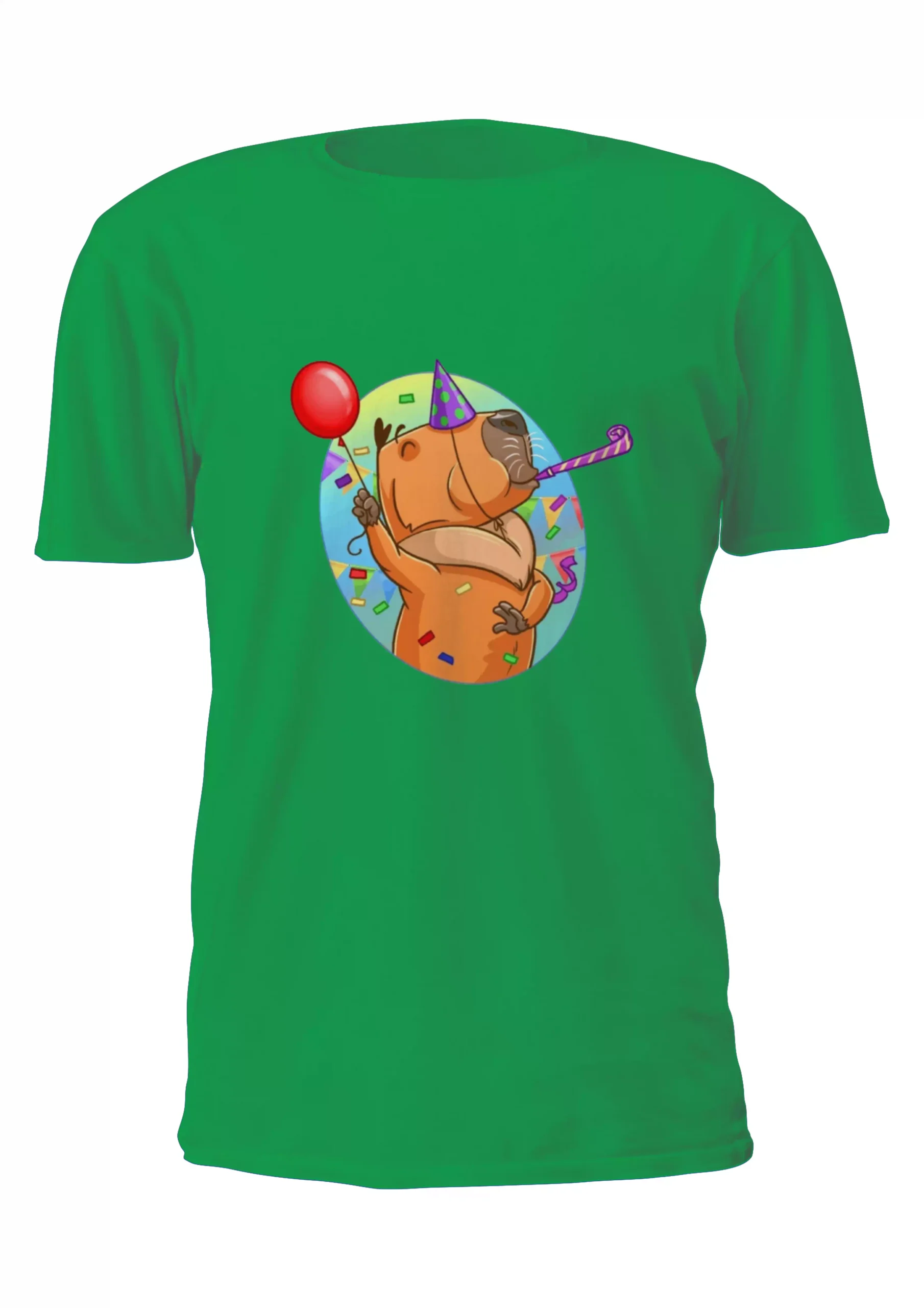 Capibara Carpincho Festejando Remera Friki Tu Eres #8 - Imagen 3