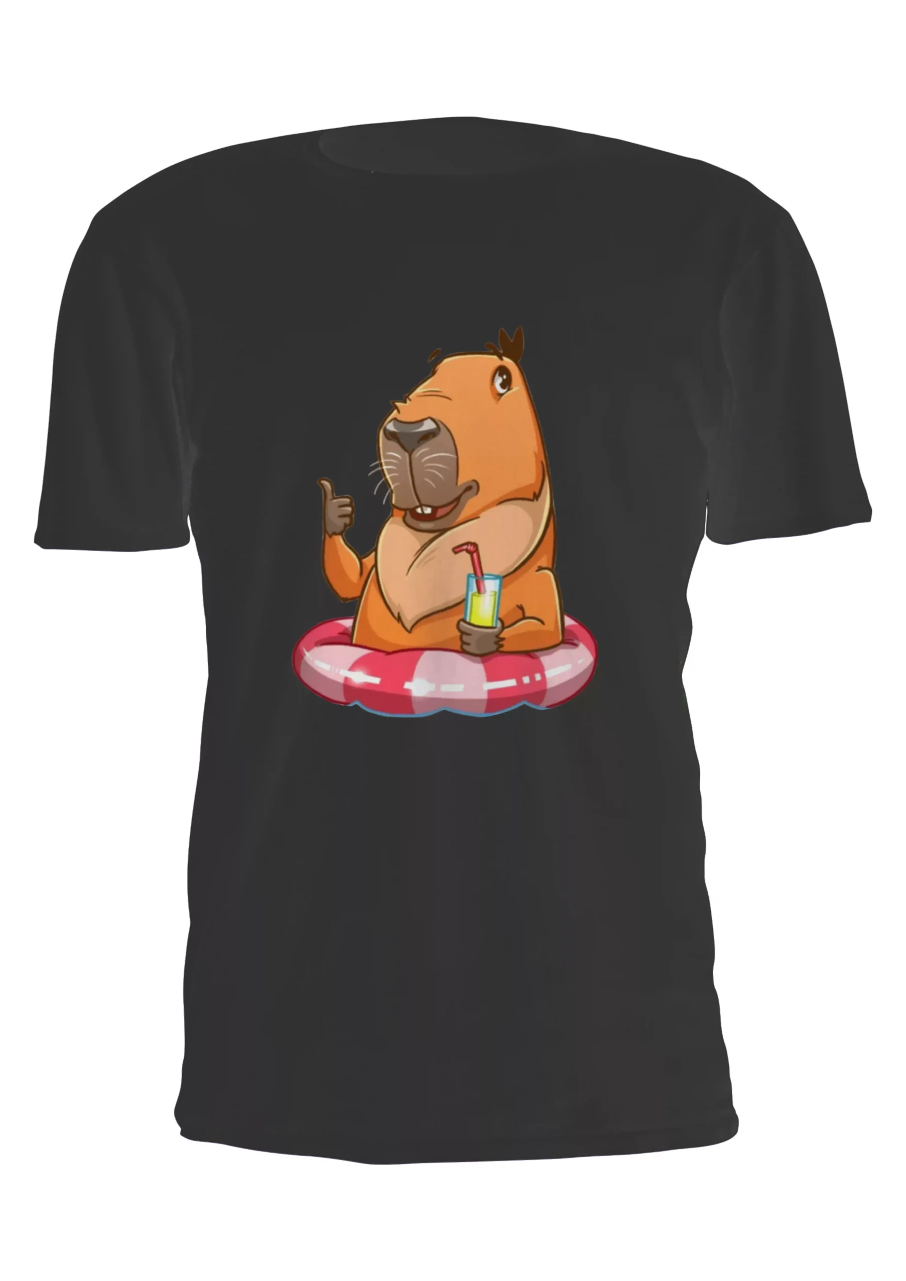 Capibara Carpincho Descansando Remera Friki Tu Eres #2 - Imagen 6