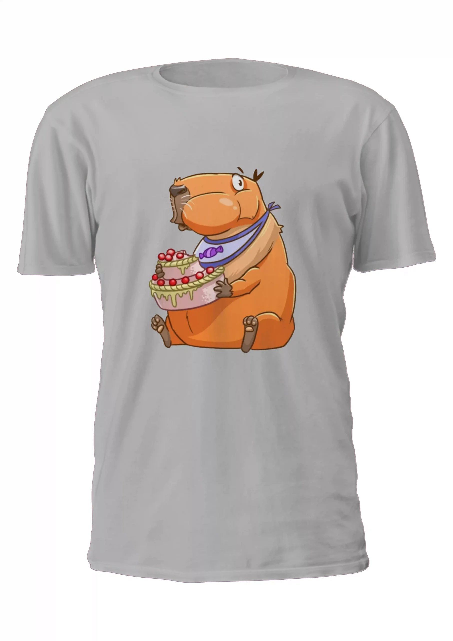 Capibara Carpincho Comiendo Remera Friki Tu Eres #3 - Imagen 2
