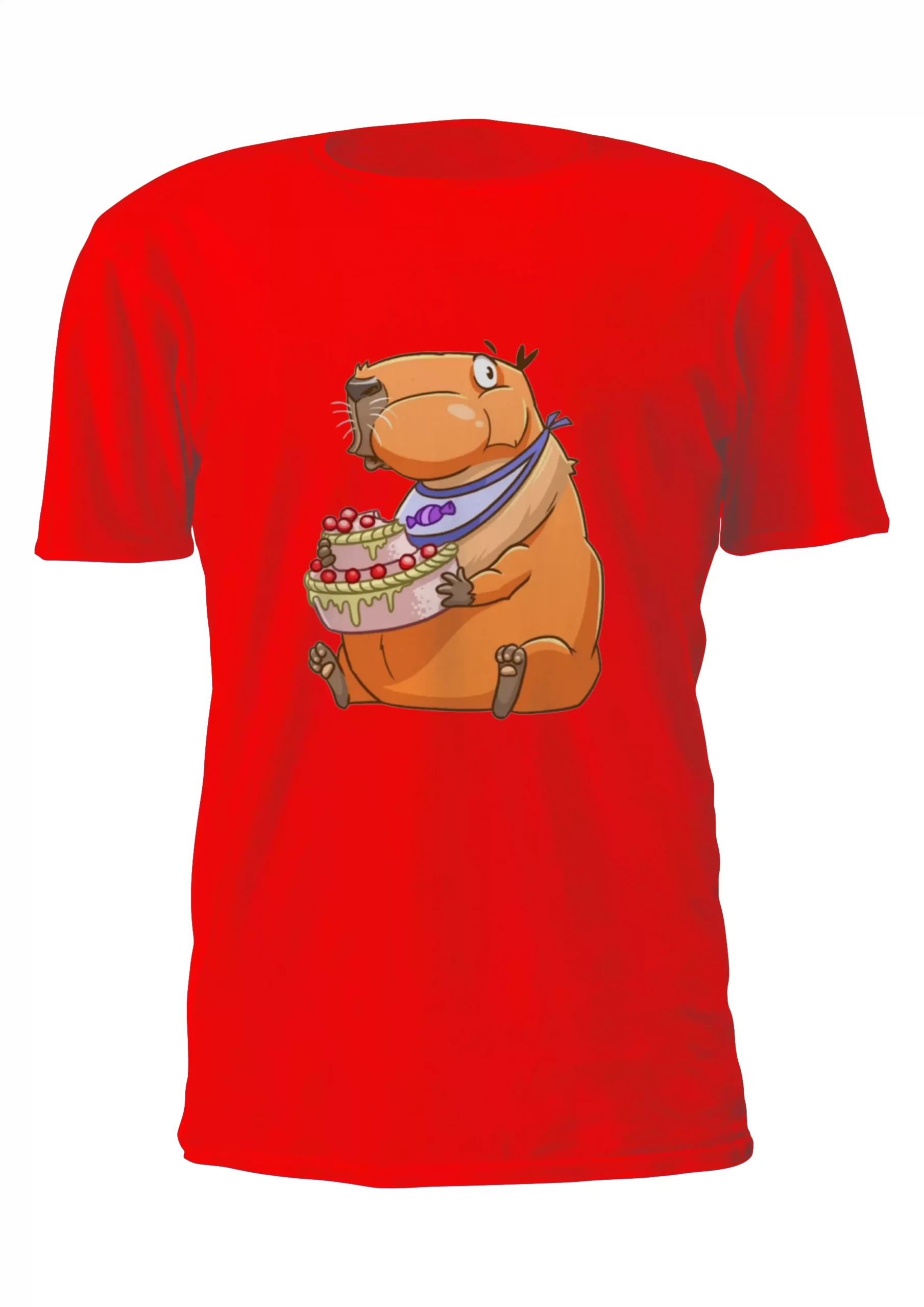 Capibara Carpincho Comiendo Remera Friki Tu Eres #3 - Imagen 5