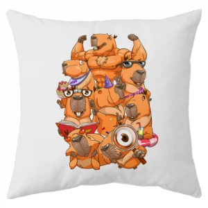 Capibara Carpincho Todos Juntos Almohadon Friki Tu Eres #3