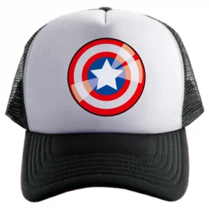 Capitan America Logo Escudo Gorra Friki Tu Eres #2