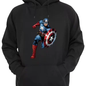 Capitan America Steve Rogers Buzo Canguro Friki Tu Eres #4