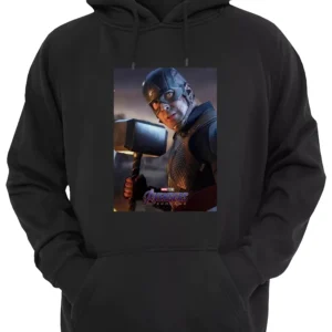 Capitan America Martillo Thor Buzo Canguro Friki Tu Eres #5