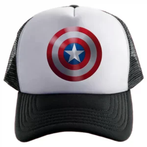 Capitan America Logo Escudo Gorra Friki Tu Eres #3