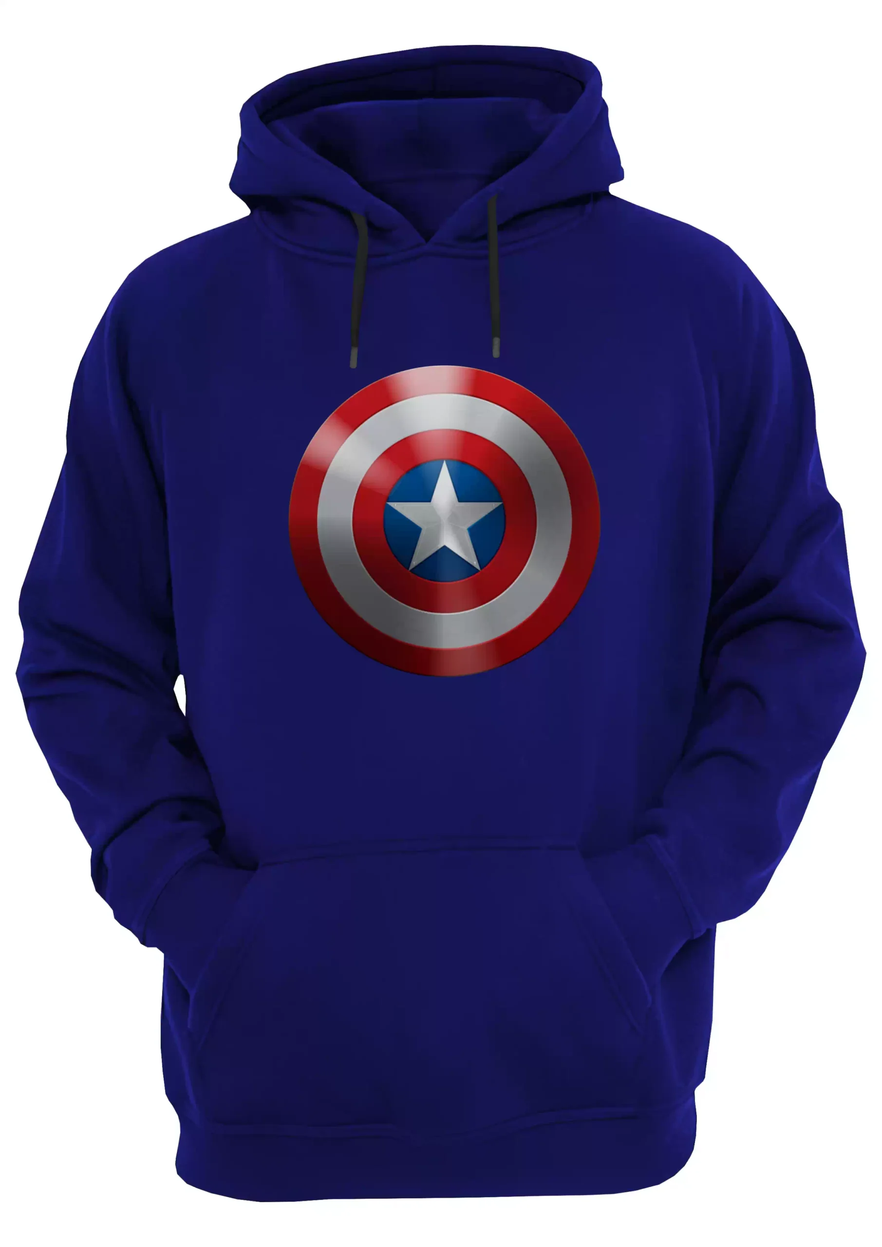 Capitan America Logo Escudo Buzo Canguro Friki Tu Eres #9 - Imagen 3