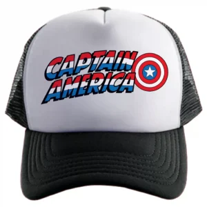 Capitan America Logo Escudo Gorra Friki Tu Eres #1