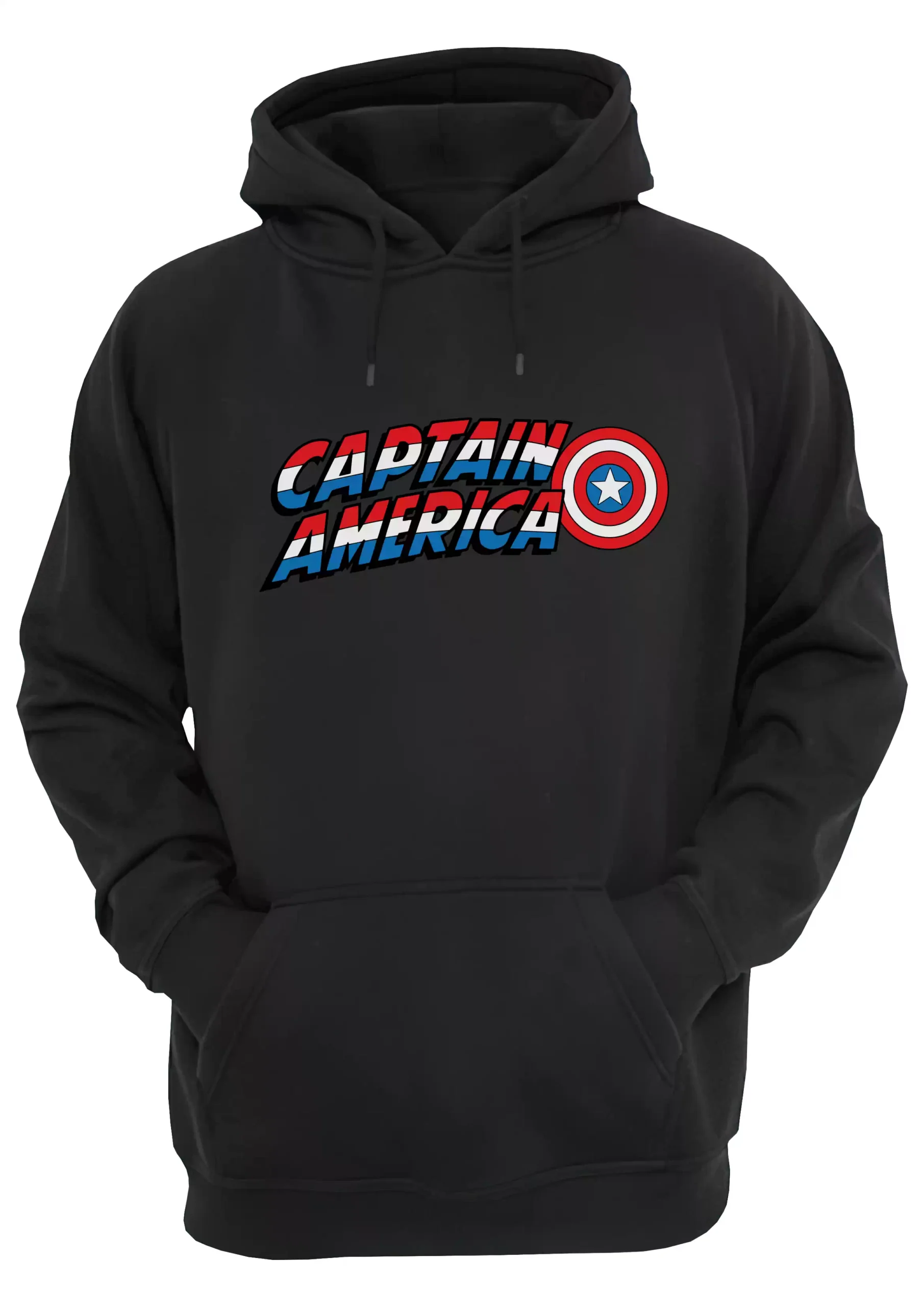 Capitan America Logo Escudo Buzo Canguro Friki Tu Eres #7