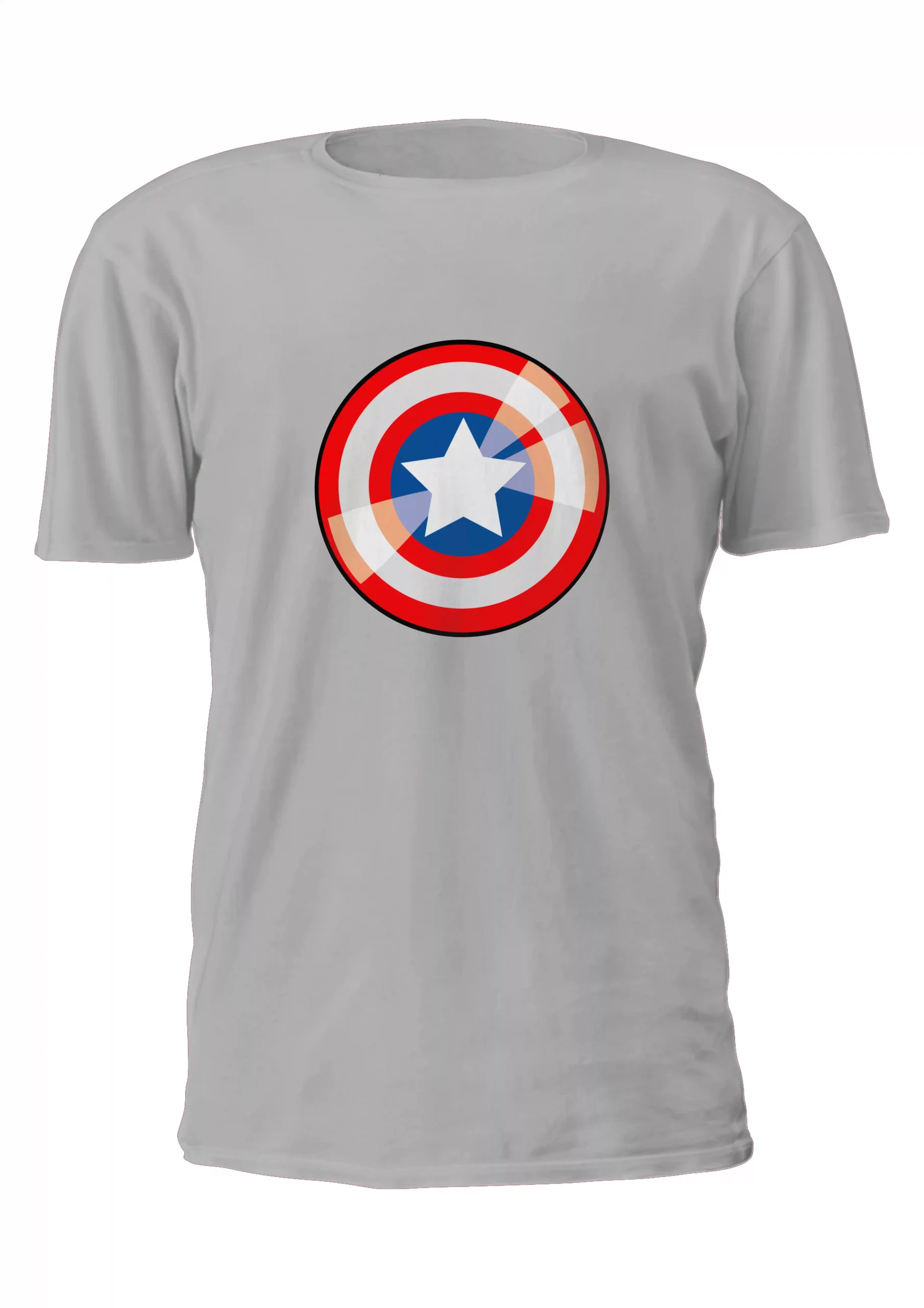 Capitan America Logo Escudo Remera Friki Tu Eres #4 - Imagen 2