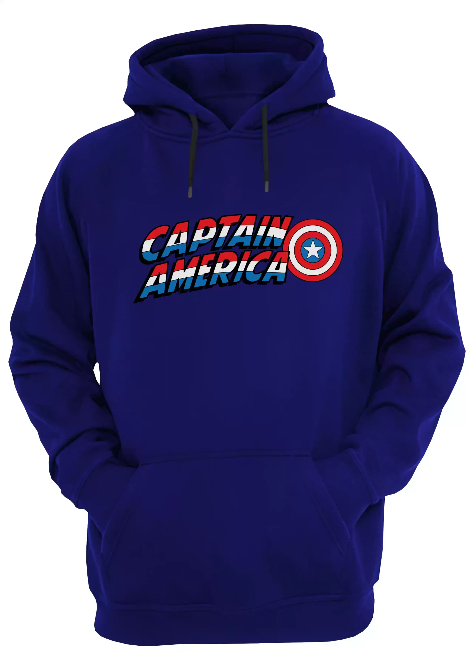 Capitan America Logo Escudo Buzo Canguro Friki Tu Eres #7 - Imagen 3