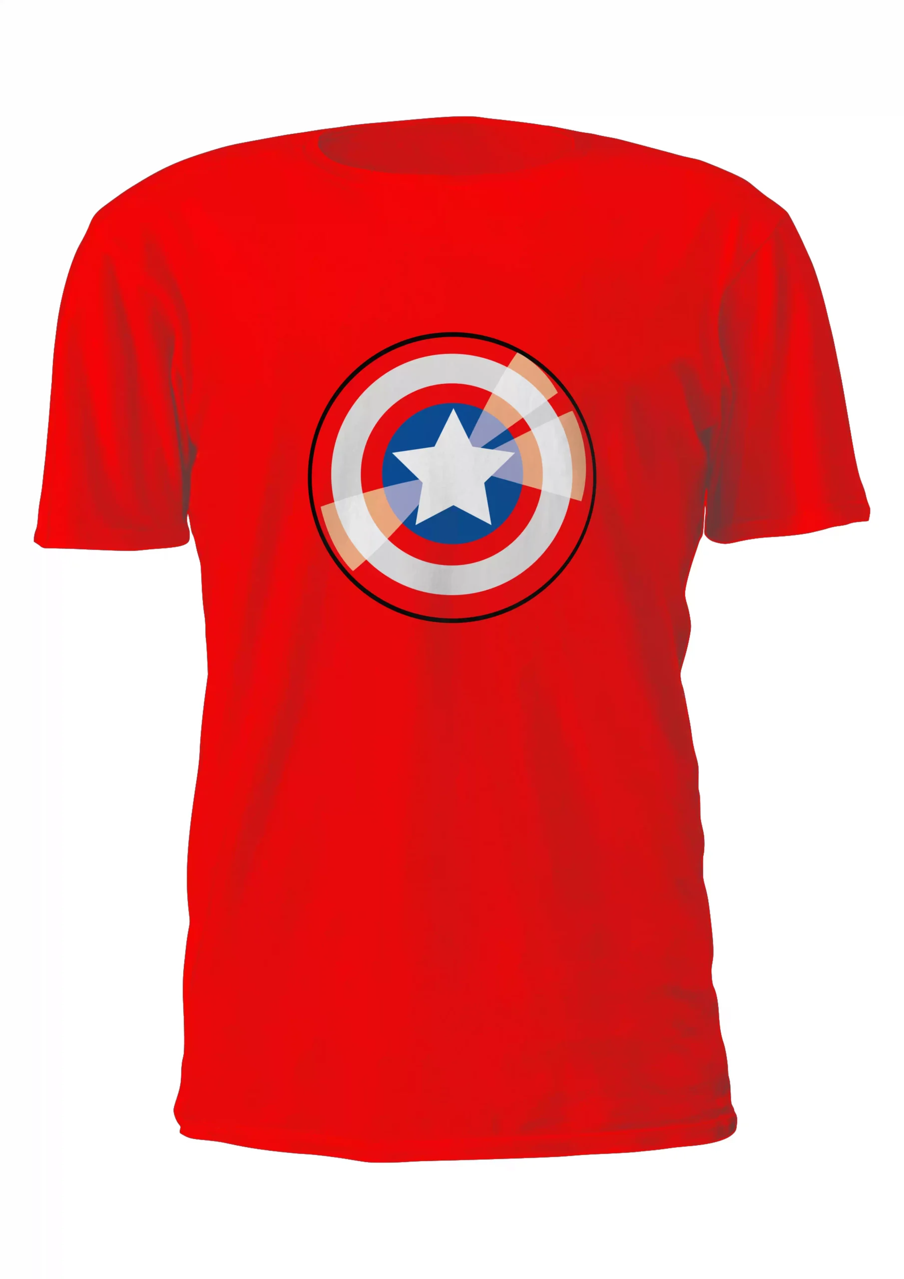 Capitan America Logo Escudo Remera Friki Tu Eres #4 - Imagen 5