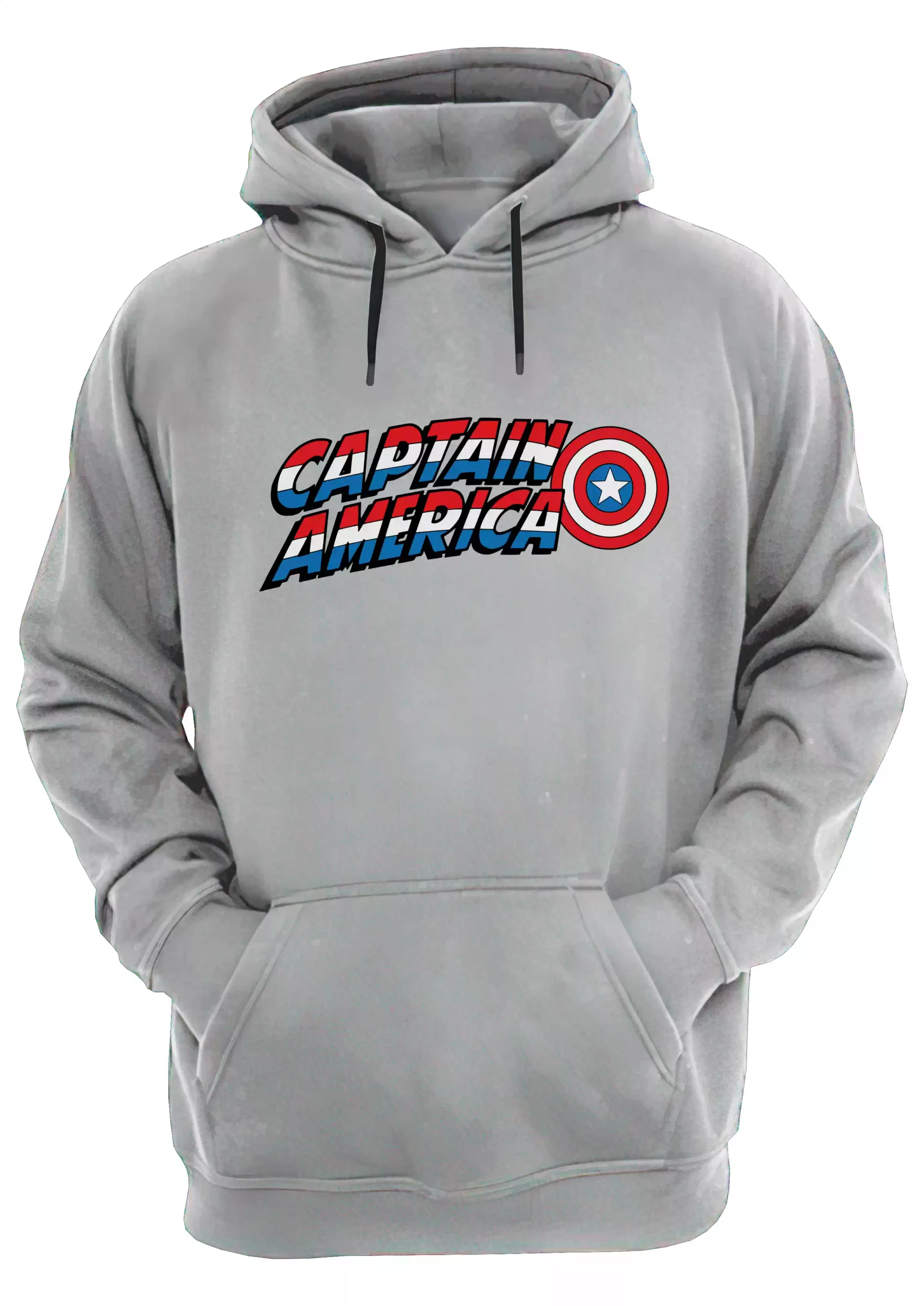 Capitan America Logo Escudo Buzo Canguro Friki Tu Eres #7 - Imagen 2