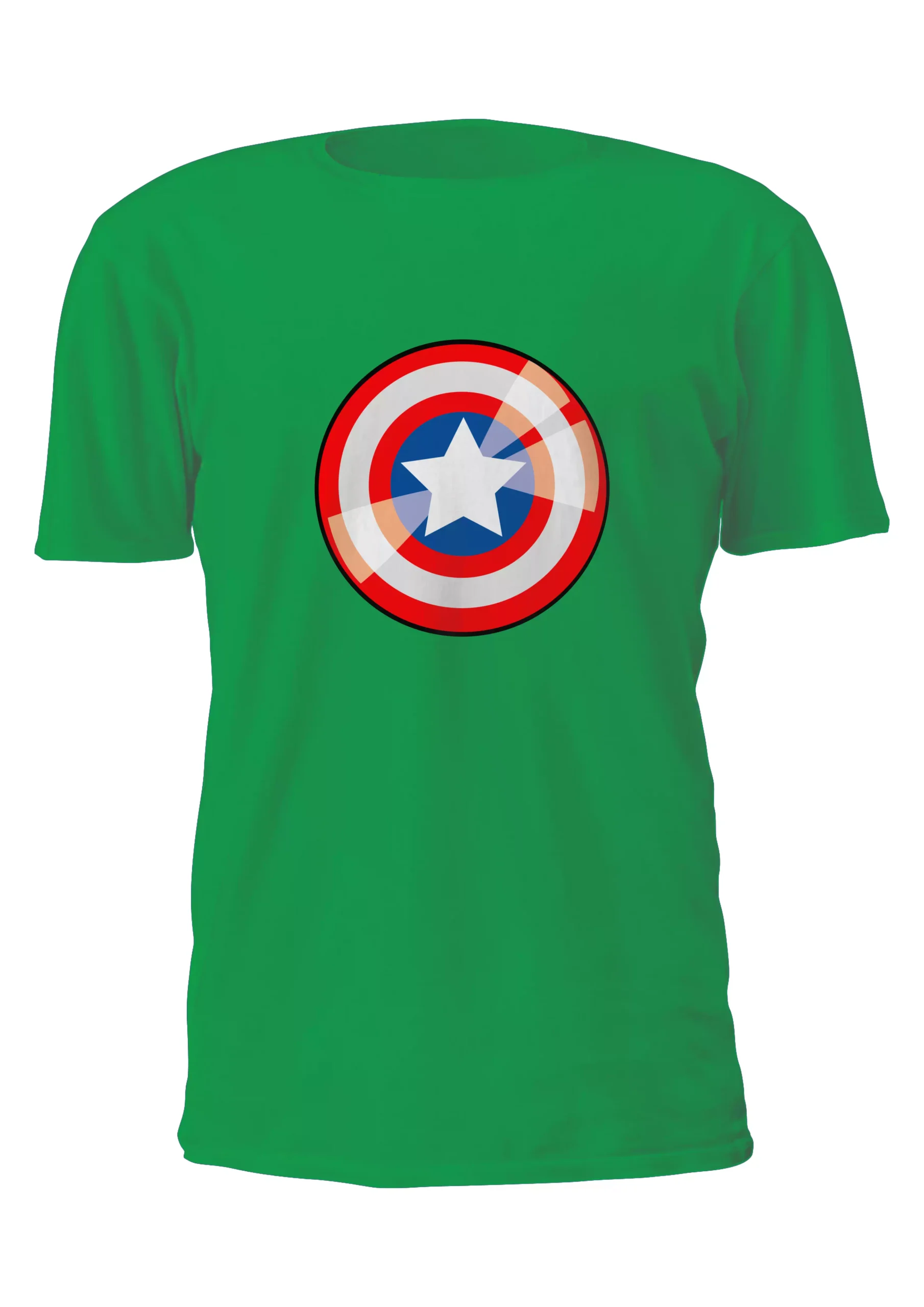 Capitan America Logo Escudo Remera Friki Tu Eres #4 - Imagen 3