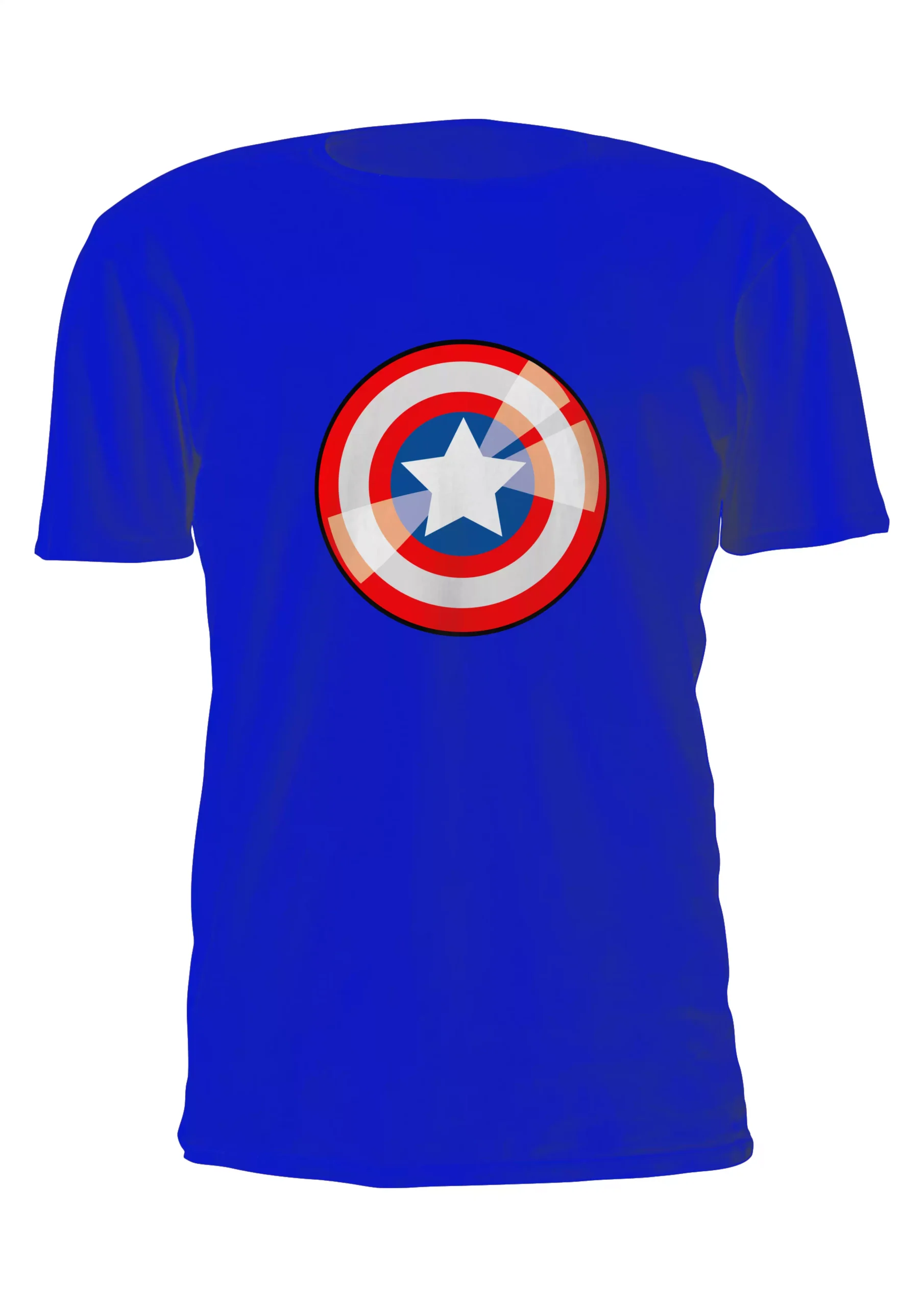 Capitan America Logo Escudo Remera Friki Tu Eres #4 - Imagen 4