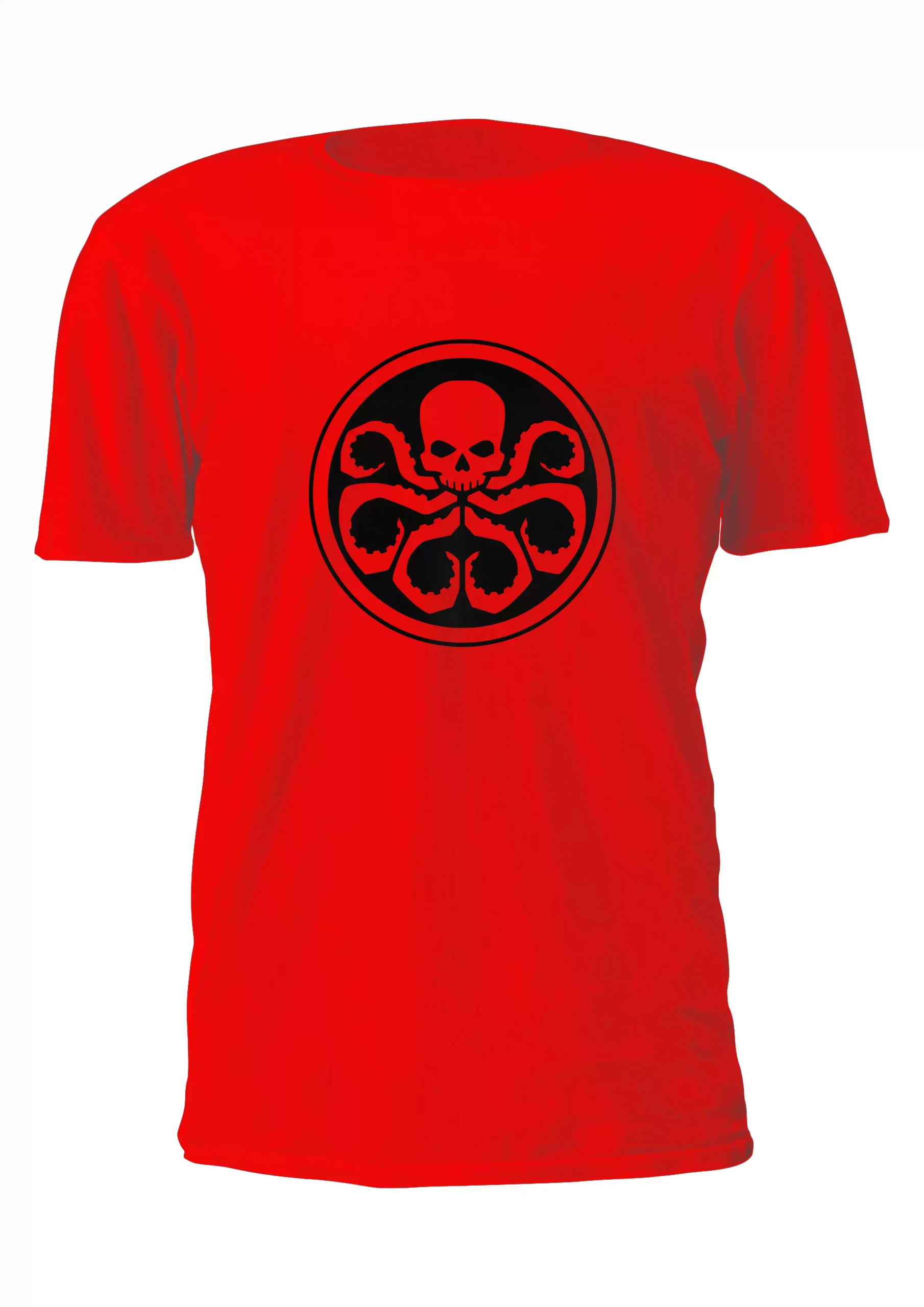Capitan America Logo Hydra Remera Friki Tu Eres #6 - Imagen 5