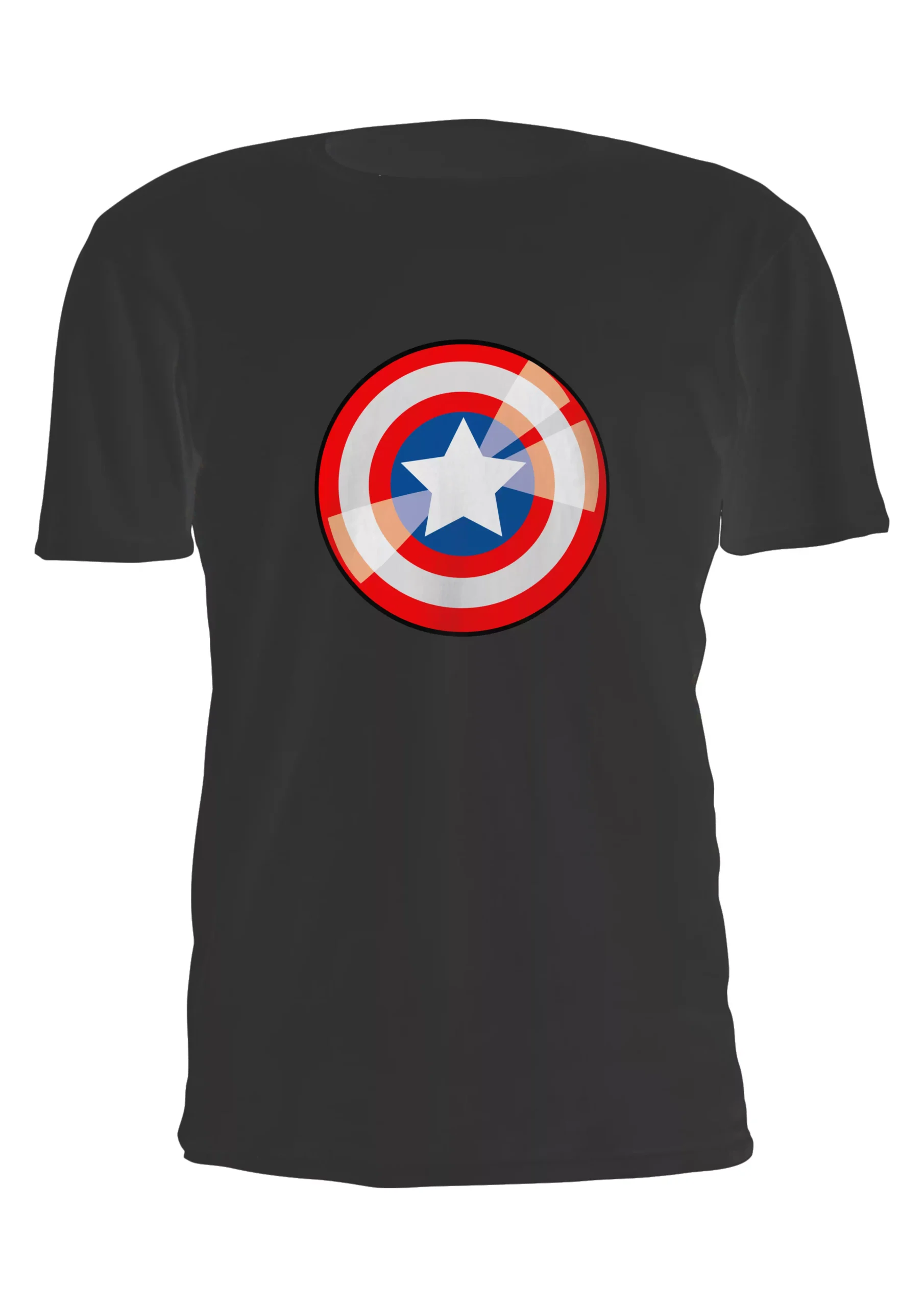 Capitan America Logo Escudo Remera Friki Tu Eres #4 - Imagen 6