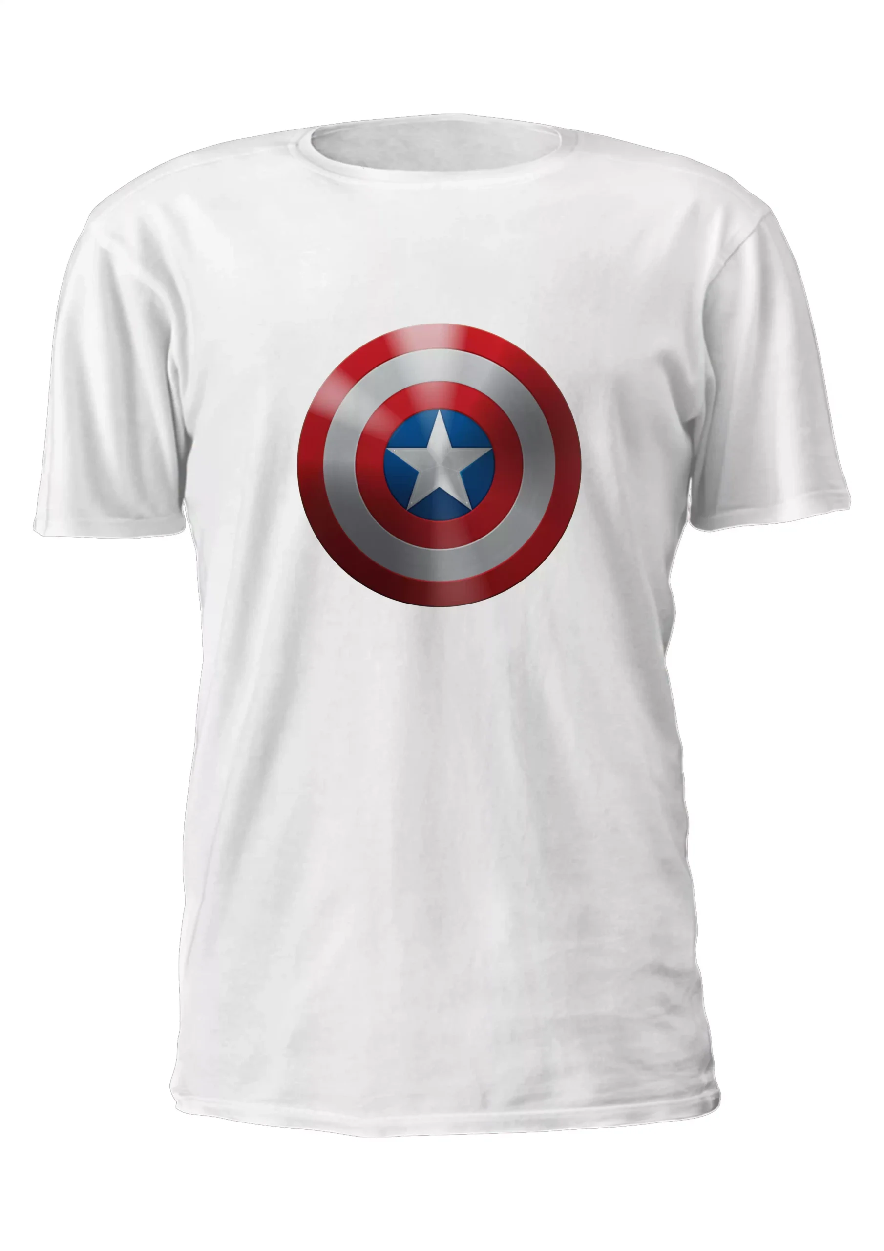 Capitan America Logo Escudo Remera Friki Tu Eres #5