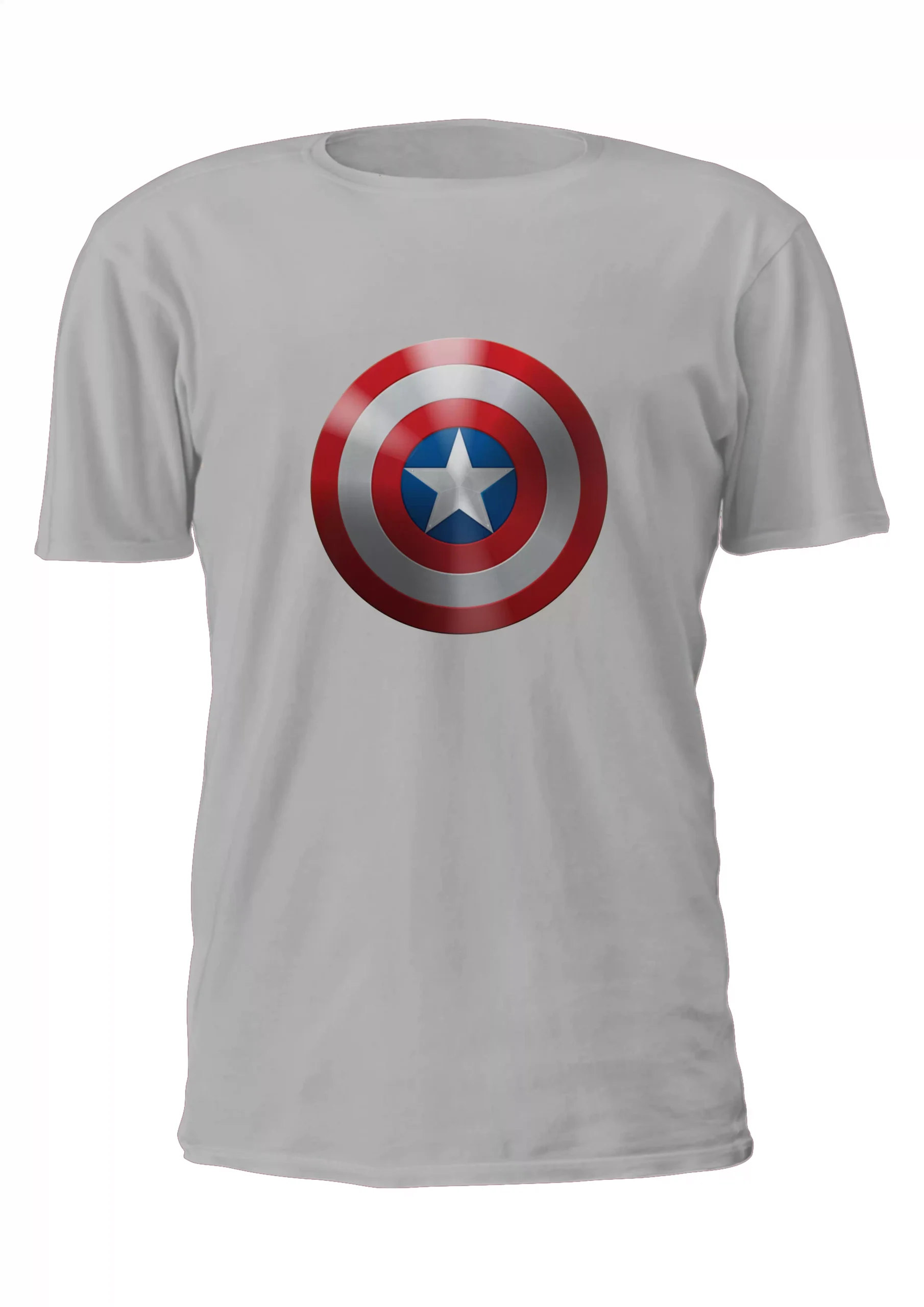 Capitan America Logo Escudo Remera Friki Tu Eres #5 - Imagen 2