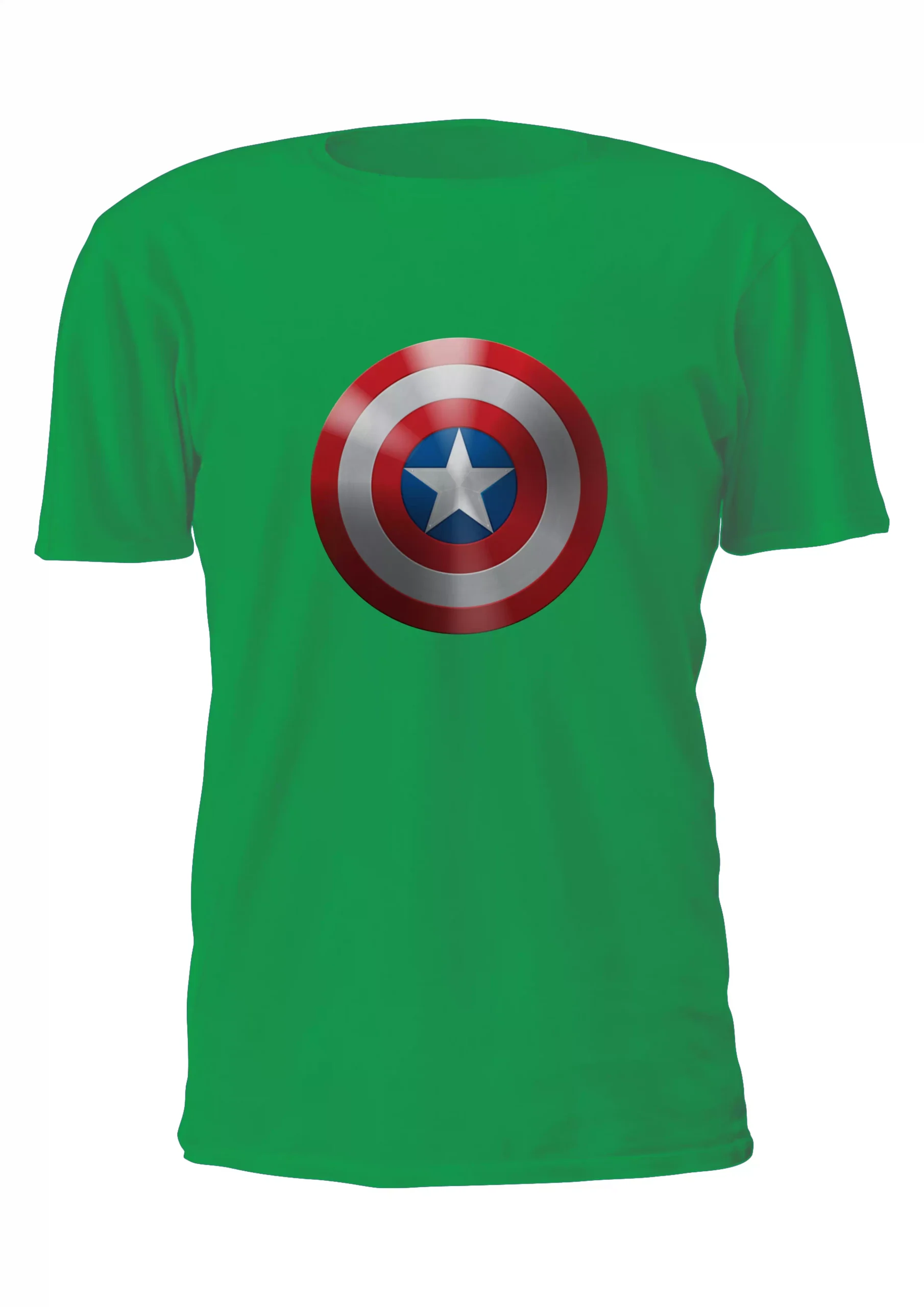 Capitan America Logo Escudo Remera Friki Tu Eres #5 - Imagen 3