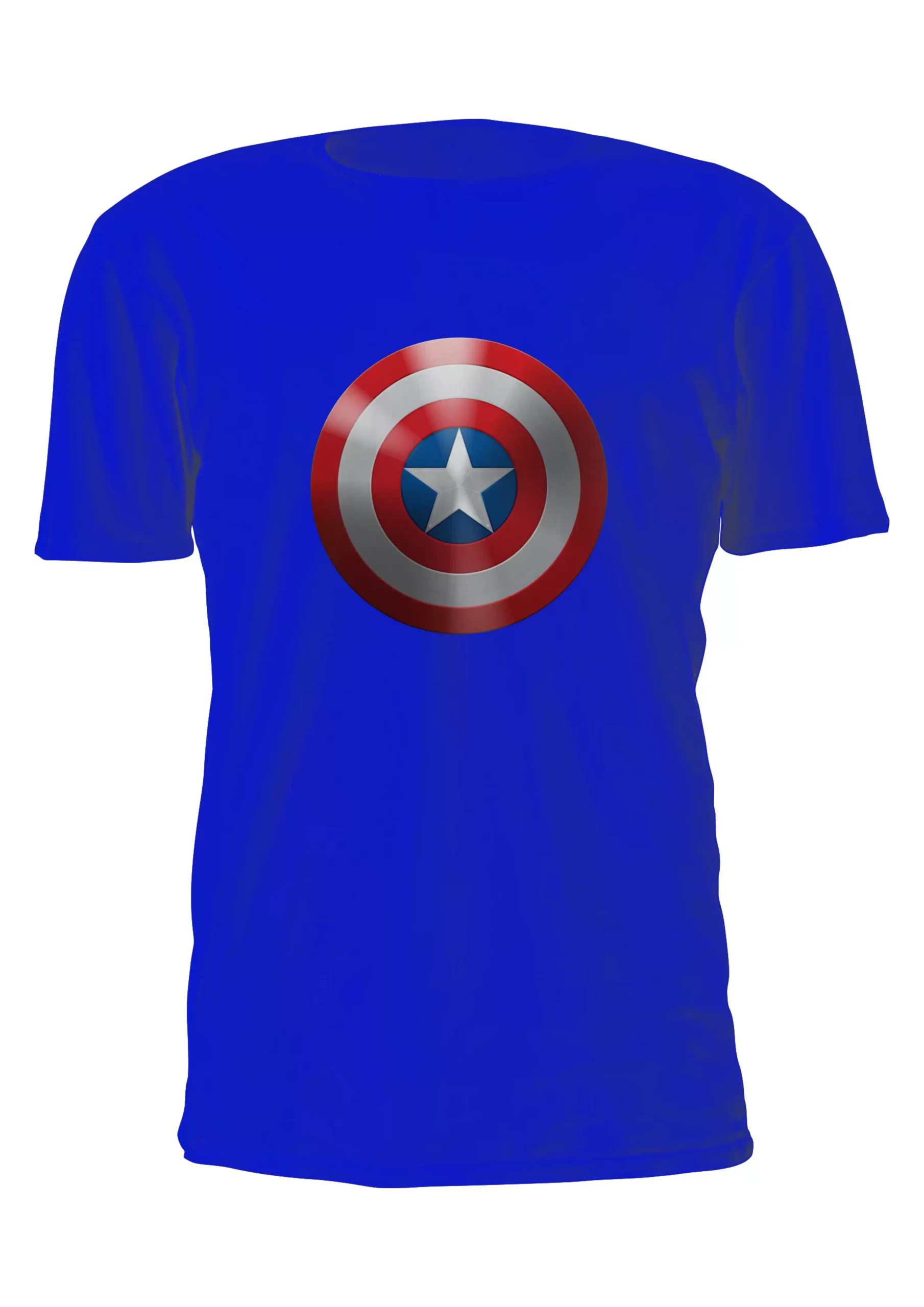Capitan America Logo Escudo Remera Friki Tu Eres #5 - Imagen 4