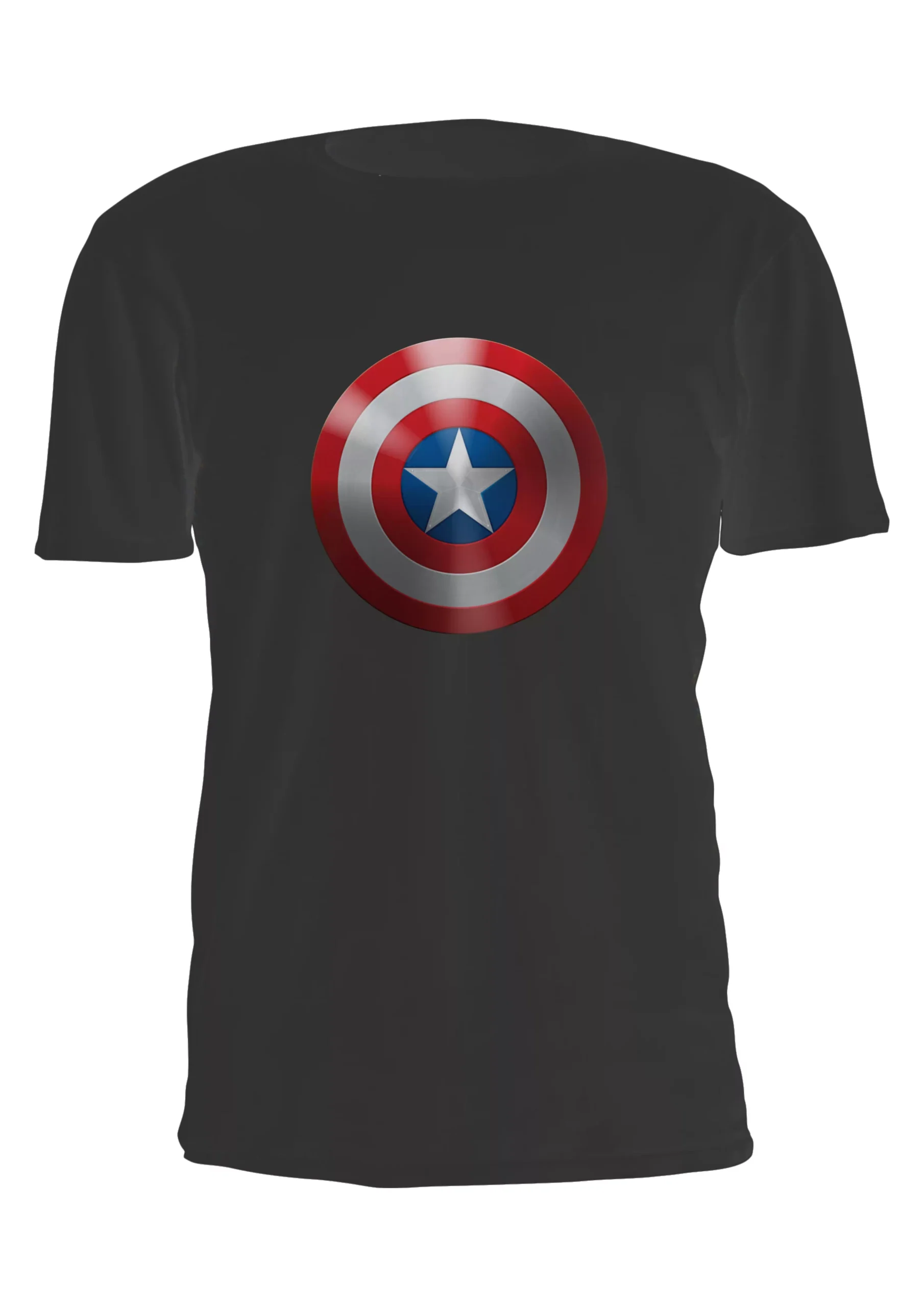 Capitan America Logo Escudo Remera Friki Tu Eres #5 - Imagen 6
