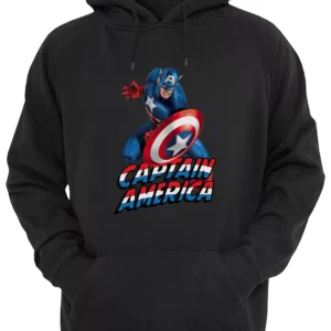Capitan America Steve Rogers Buzo Canguro Friki Tu Eres #2
