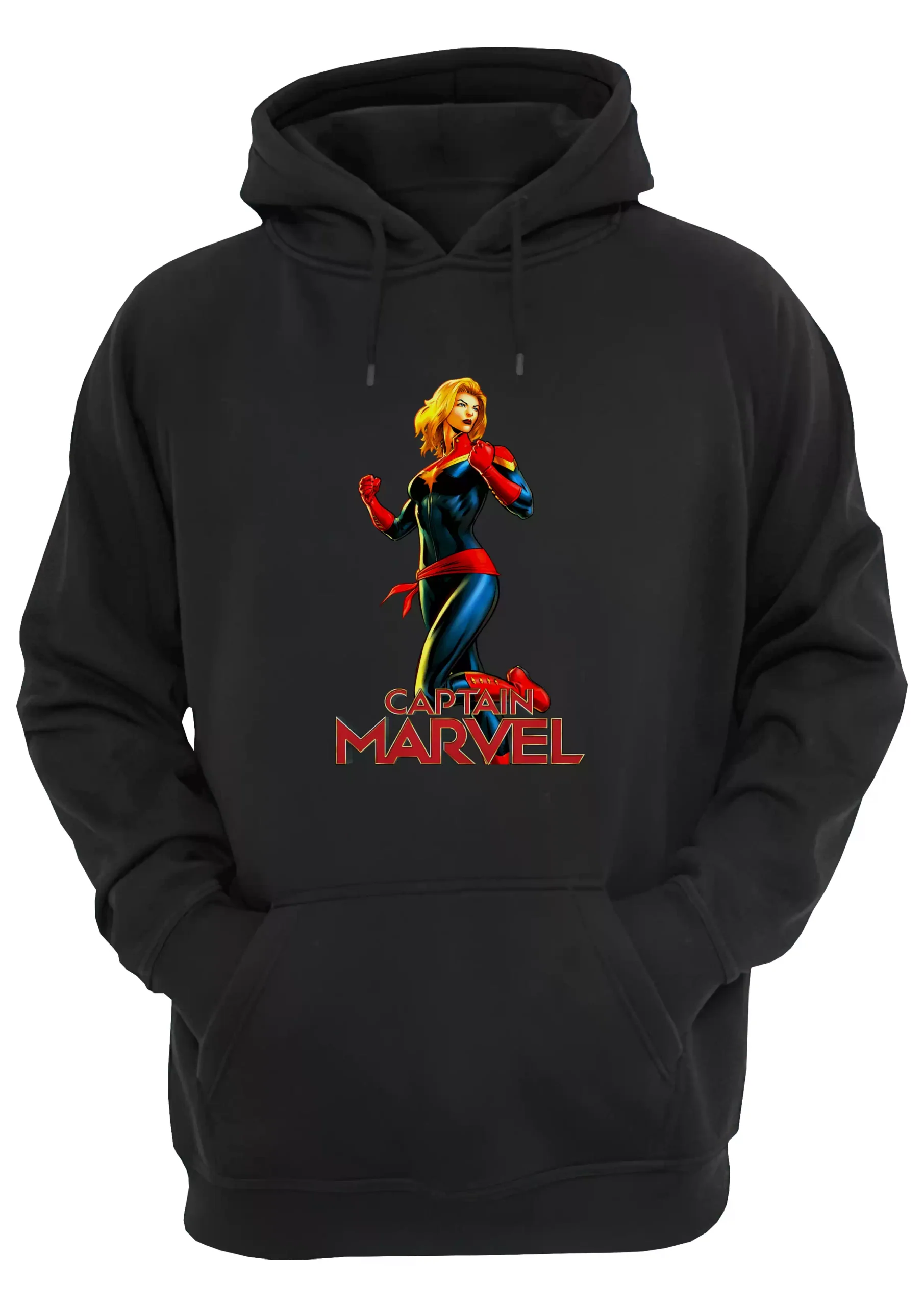 Capitana Marvel Carol Danvers Buzo Canguro Friki Tu Eres #1
