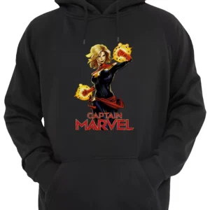 Capitana Marvel Carol Danvers Buzo Canguro Friki Tu Eres #2