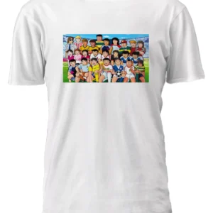 Capitan Tsubasa Todos Personajes Juntos Remera Friki Tu Eres #7