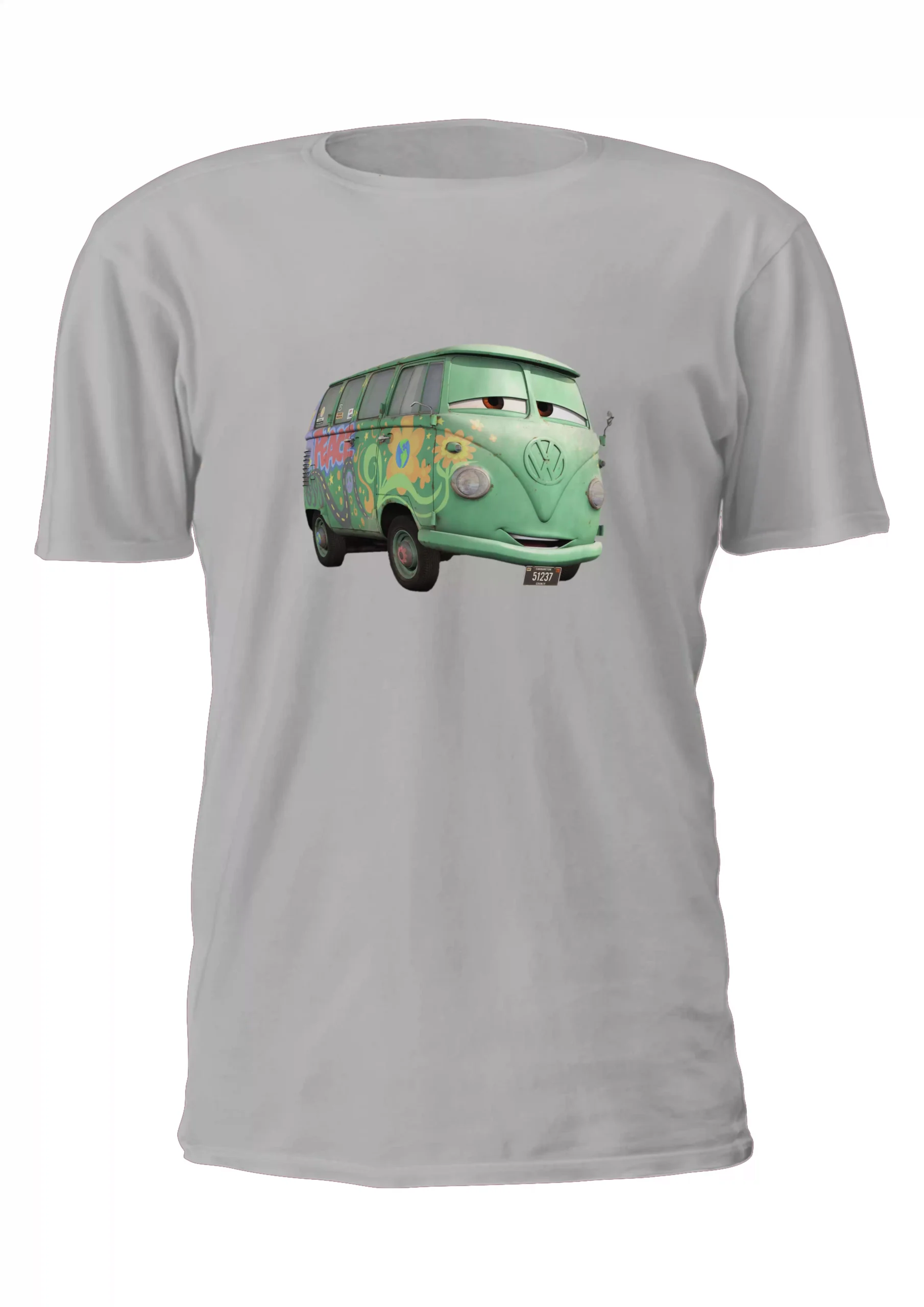 Cars Fillmore Furgoneta Hippie Remera Friki Tu Eres #5 - Imagen 2