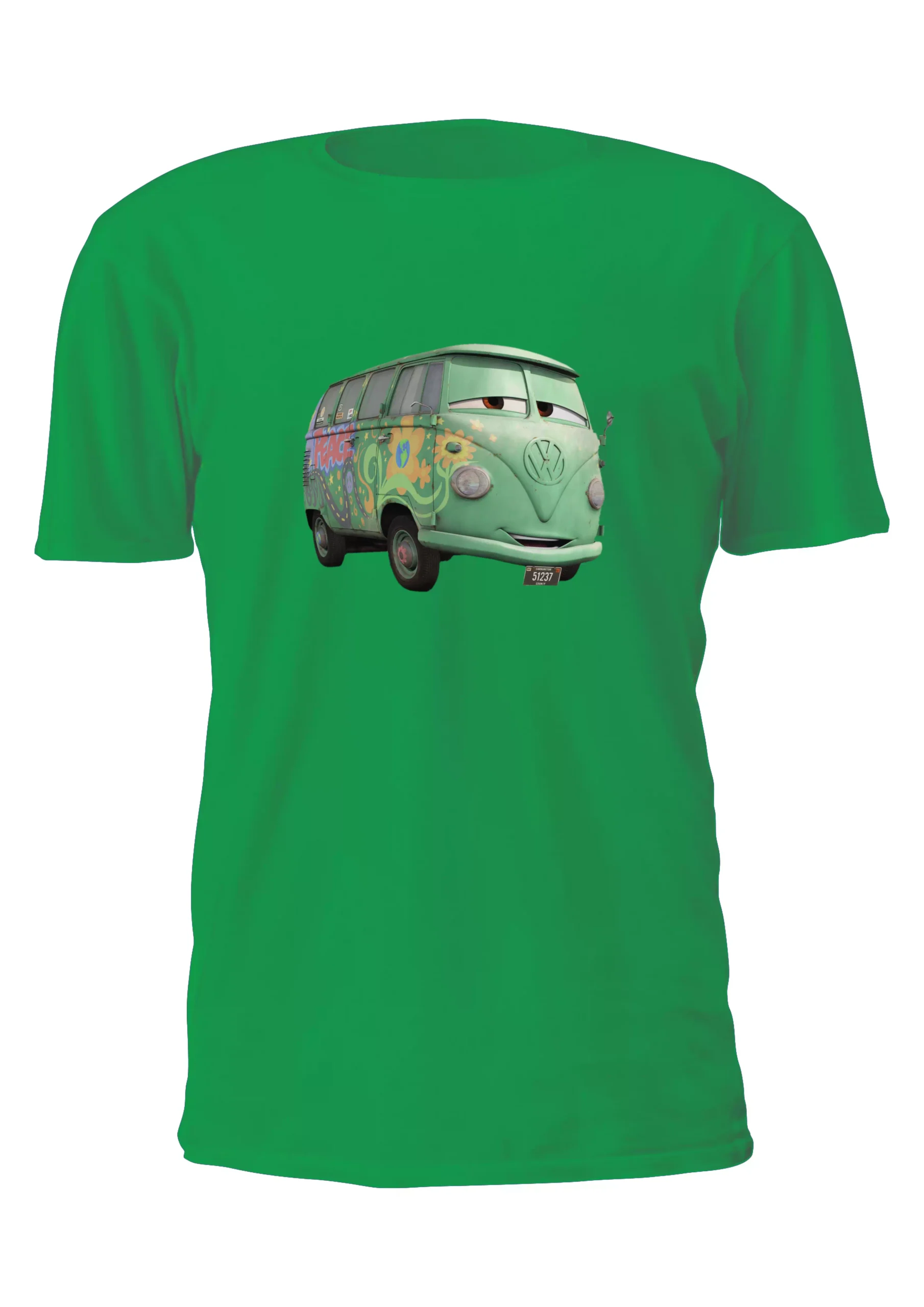 Cars Fillmore Furgoneta Hippie Remera Friki Tu Eres #5 - Imagen 3