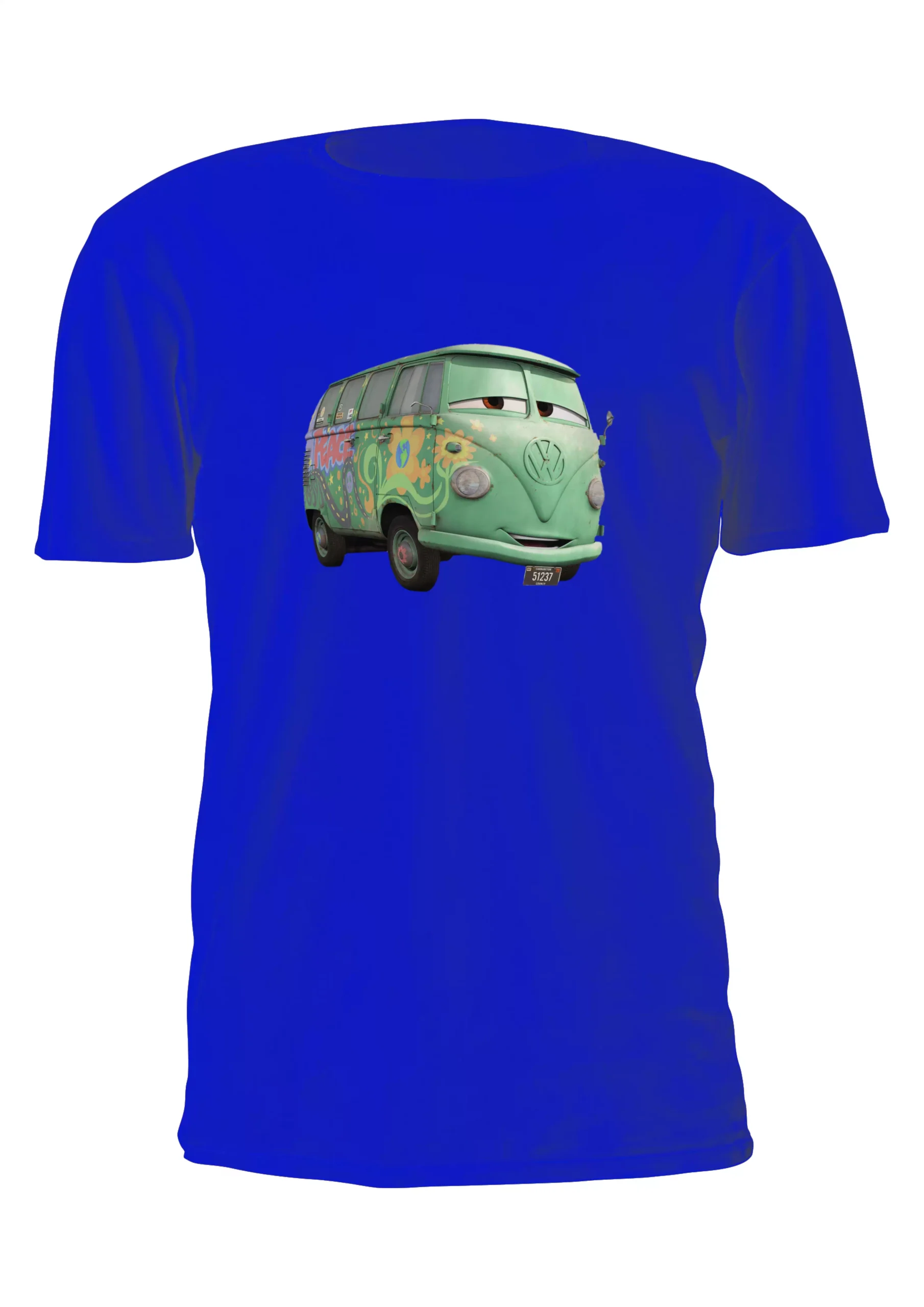 Cars Fillmore Furgoneta Hippie Remera Friki Tu Eres #5 - Imagen 4