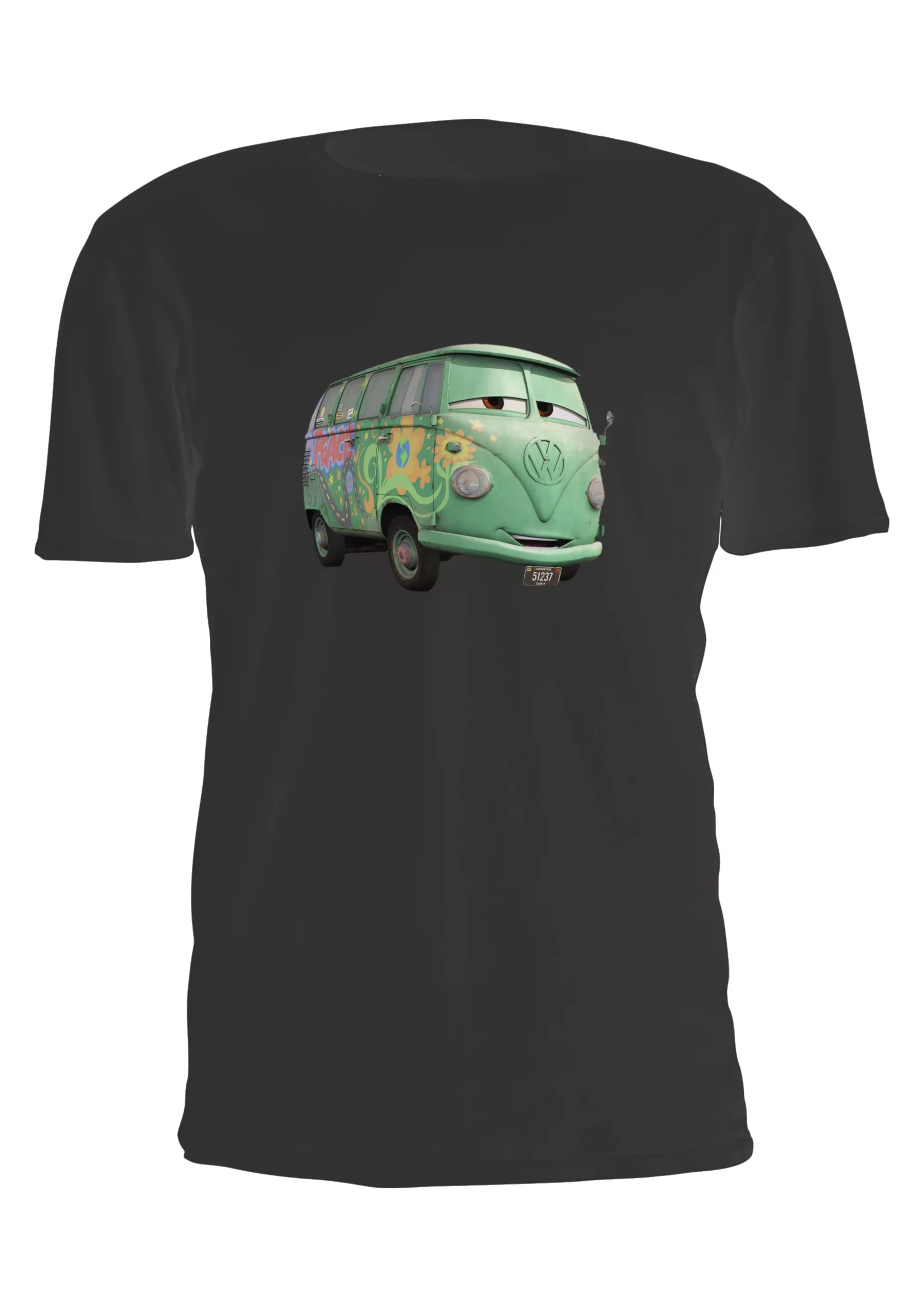 Cars Fillmore Furgoneta Hippie Remera Friki Tu Eres #5 - Imagen 6