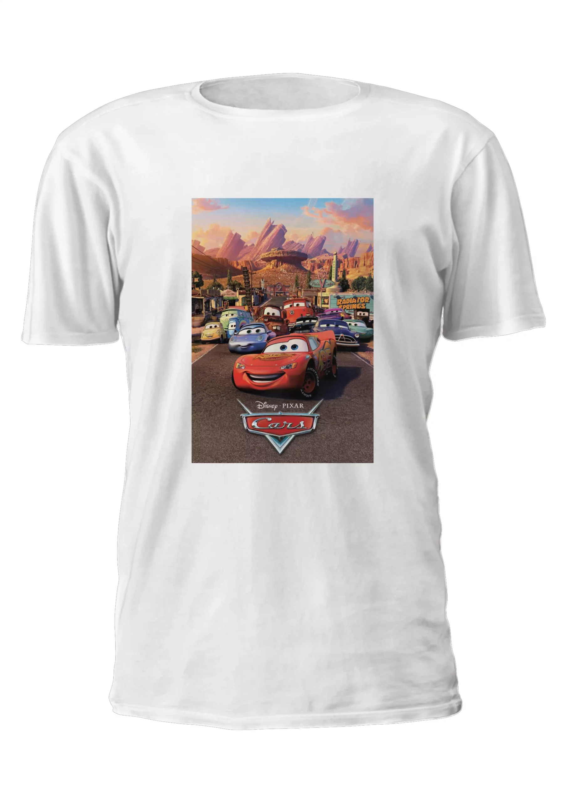Cars Todos Personajes Juntos Remera Friki Tu Eres #11