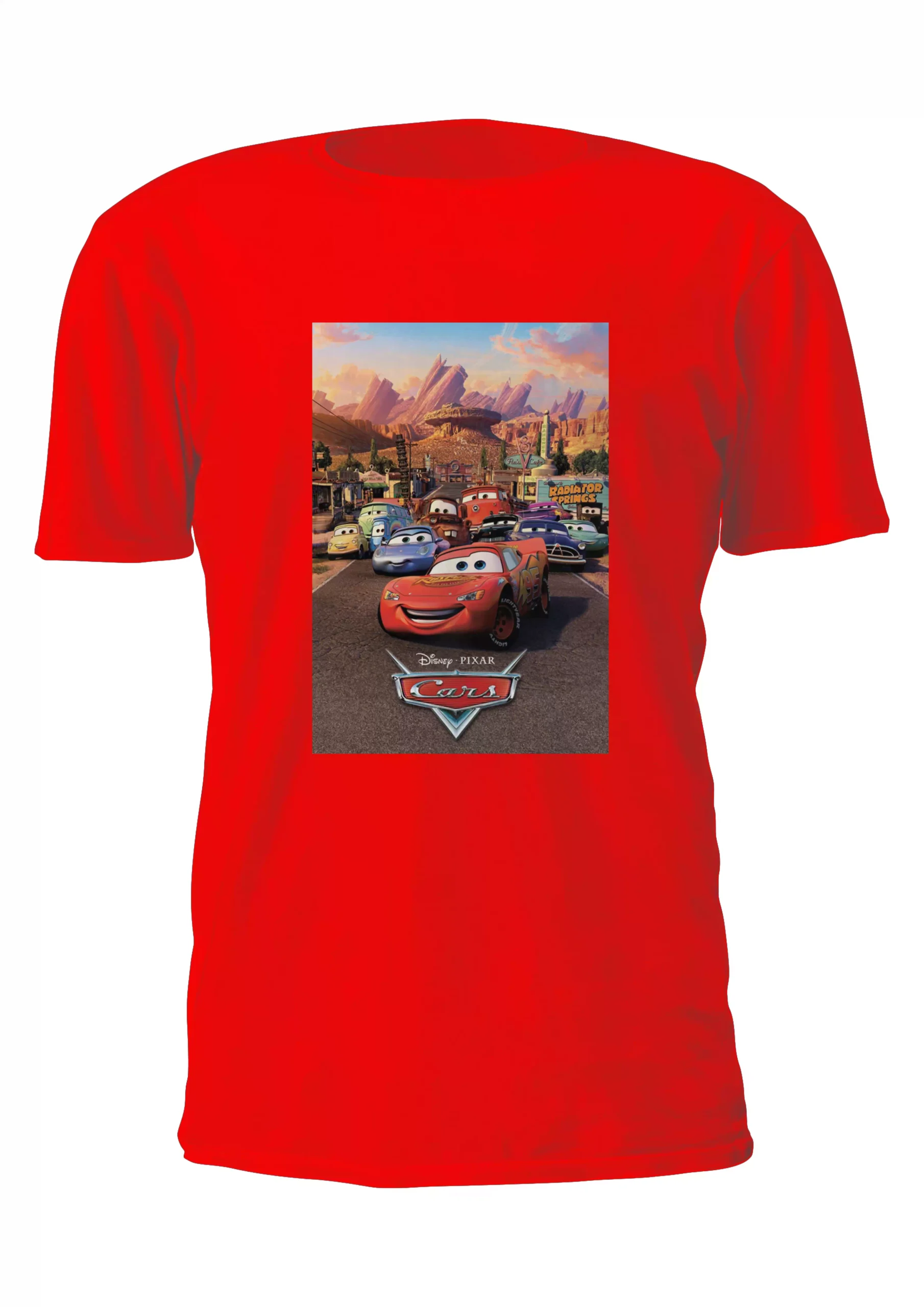 Cars Todos Personajes Juntos Remera Friki Tu Eres #11 - Imagen 5