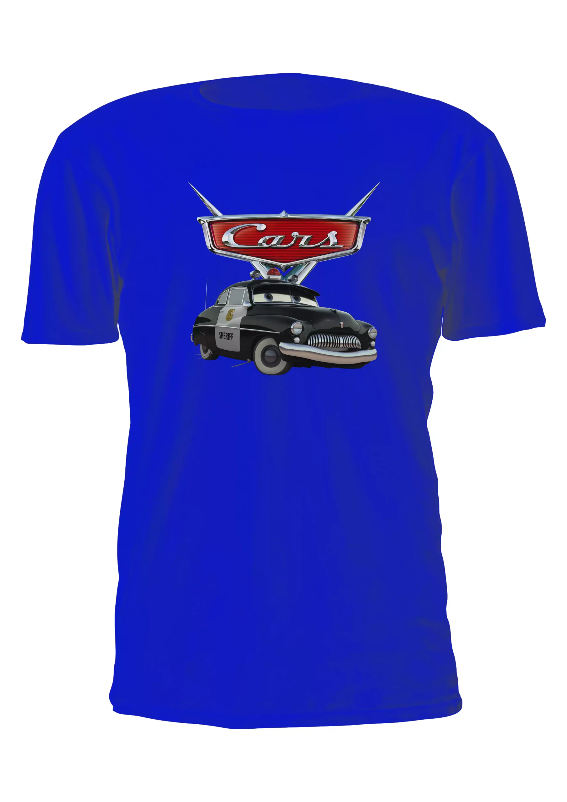 Cars Sheriff Policia Remera Friki Tu Eres #14 - Imagen 4