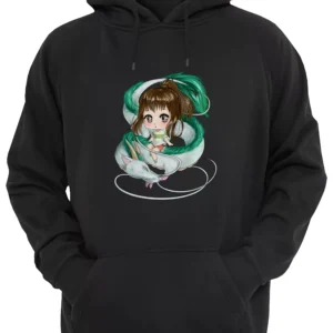El Viaje De Chihiro Dragon Haku Buzo Canguro Friki Tu Eres #4